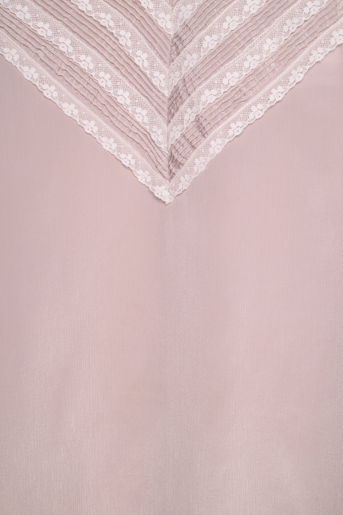 Lace Trim Button Top