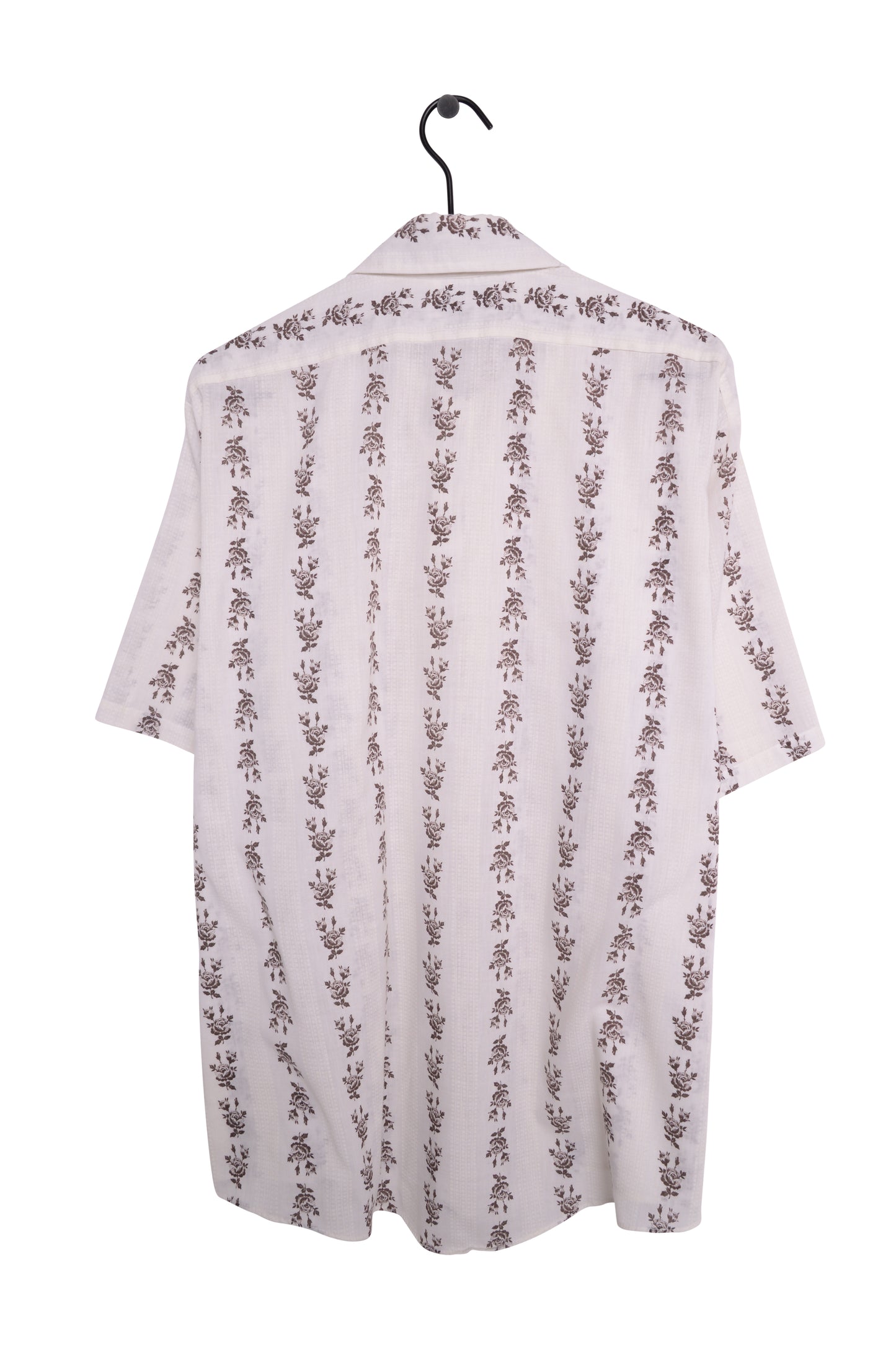 1970s Floral Rayon Shirt