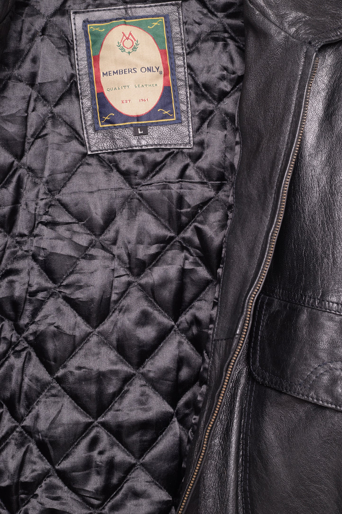 1980s Member's Only Leather Bomber