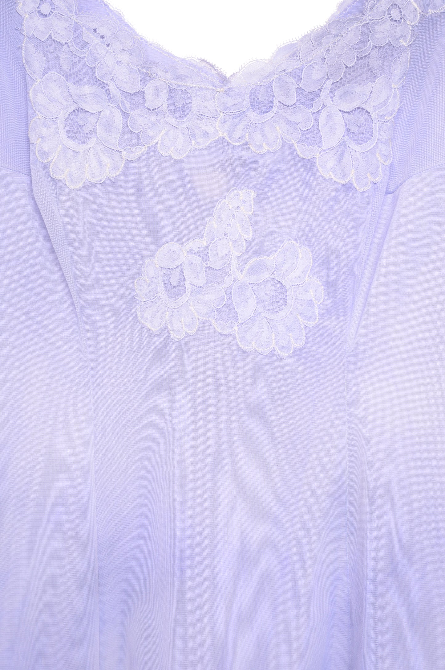 Hand-Dyed Lace Trim Slip Dress