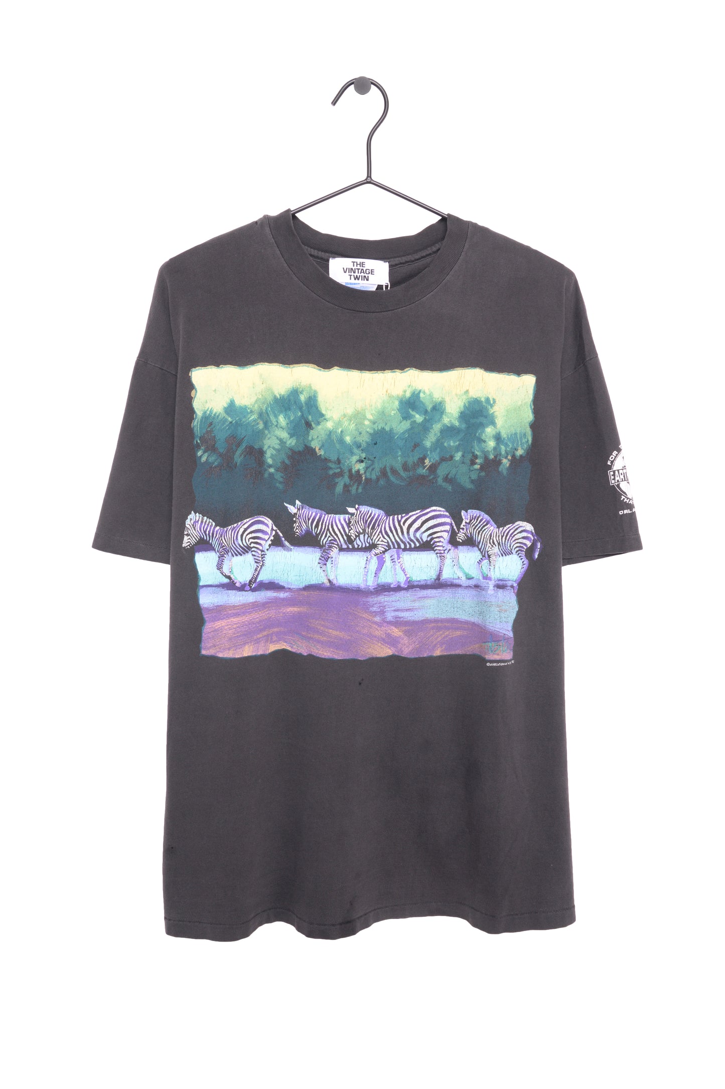 1992 Faded Zebras Tee USA