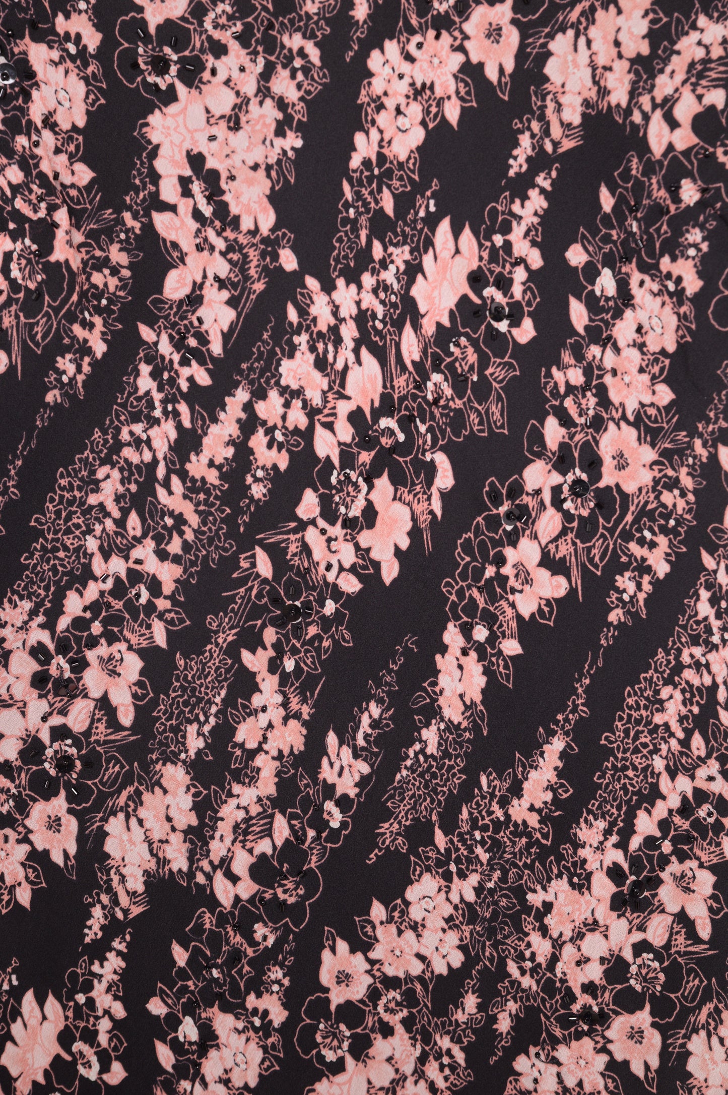 Y2K Silk Floral Ruffle Maxi Dress