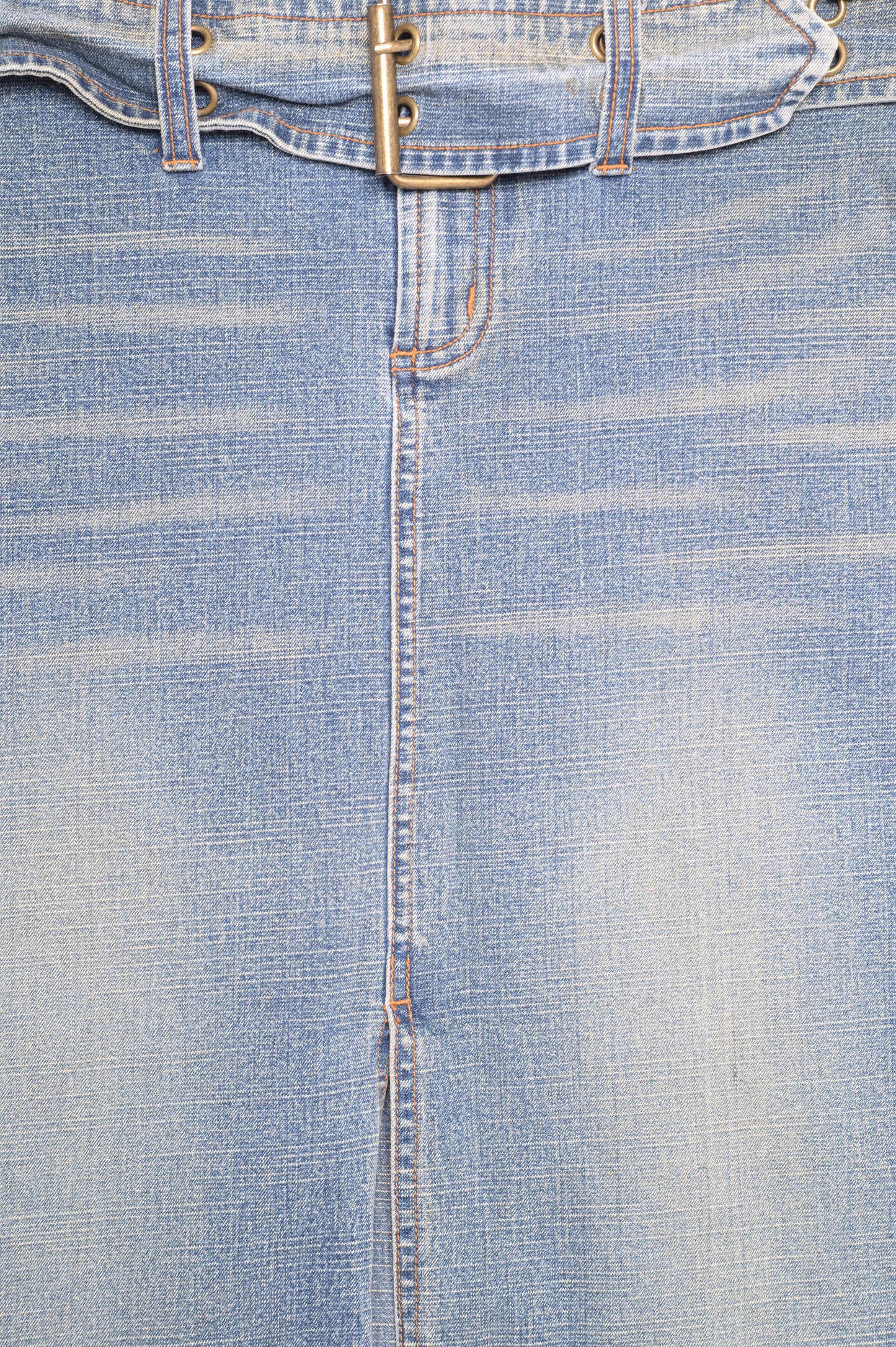 Y2K Denim Midi Skirt