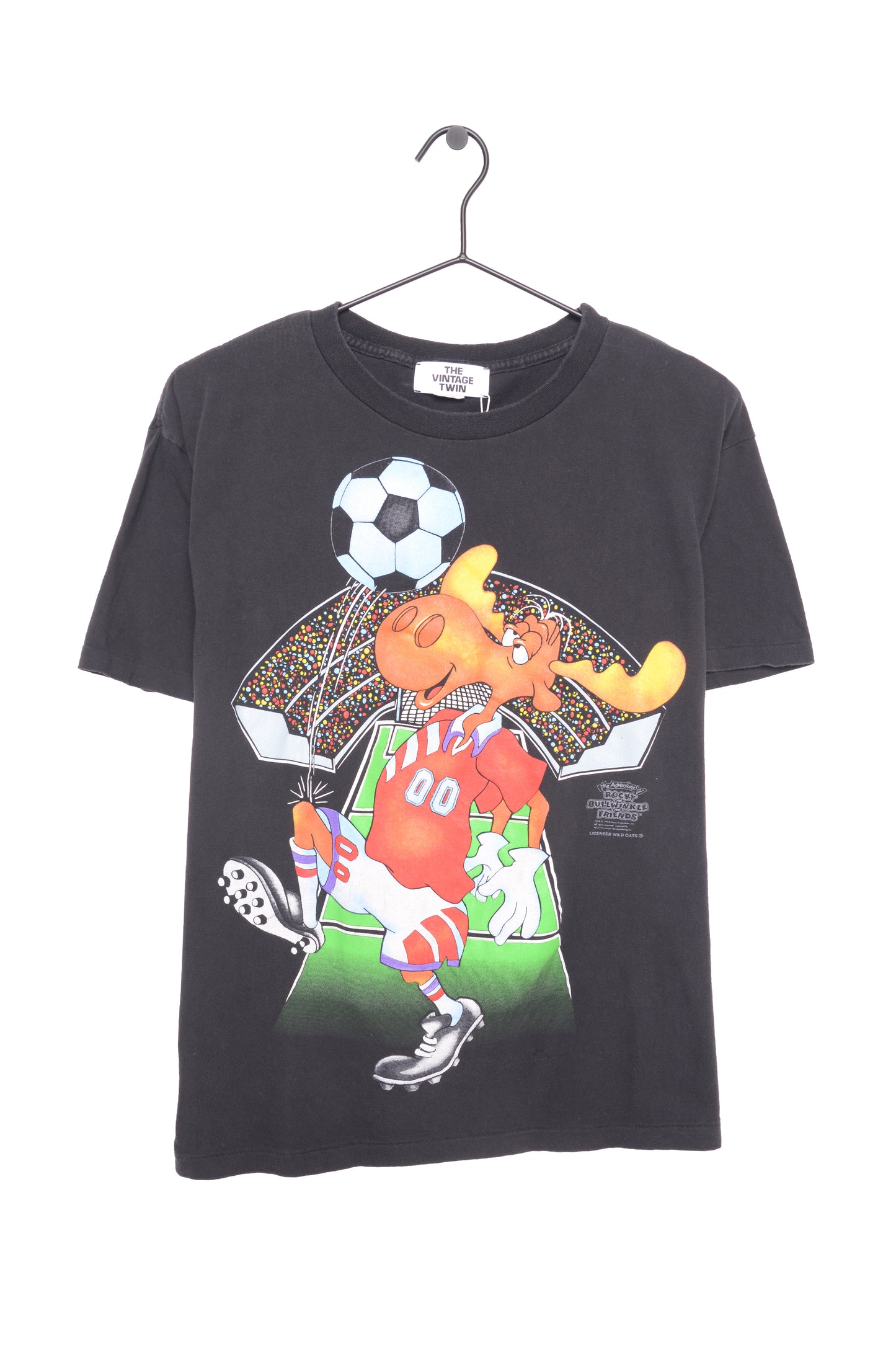 1993 Rocky & Bullwinkle Soccer Tee USA