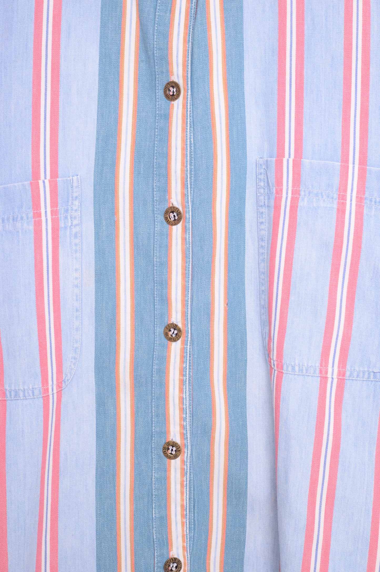 1990s Striped Button Down