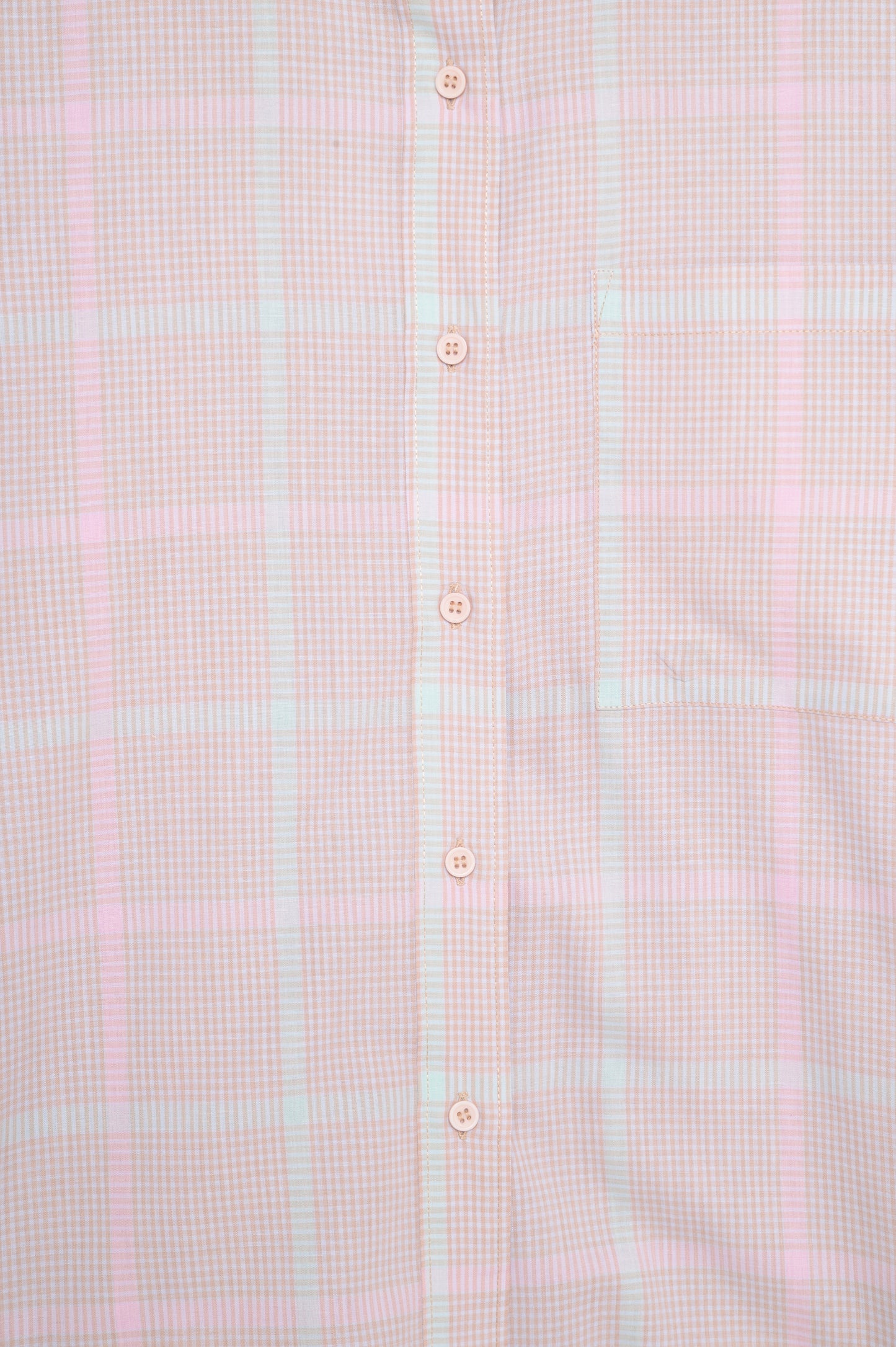 1980s Pastel Button Down
