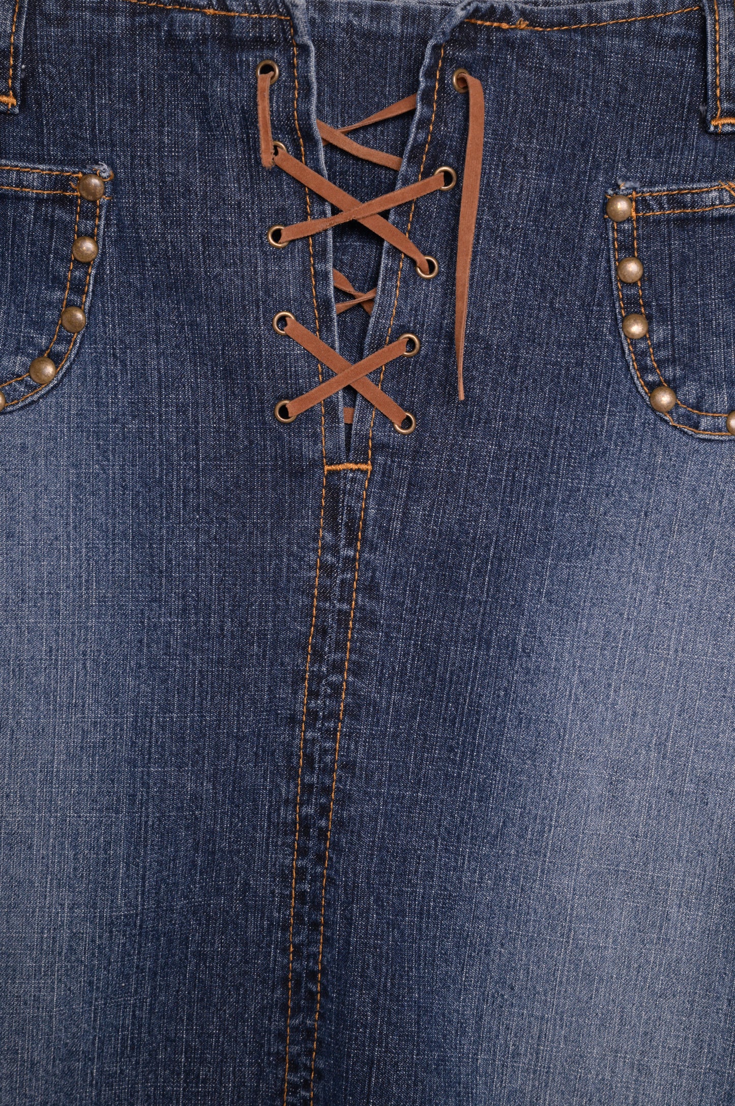 Y2K Jordache Denim Midi Skirt