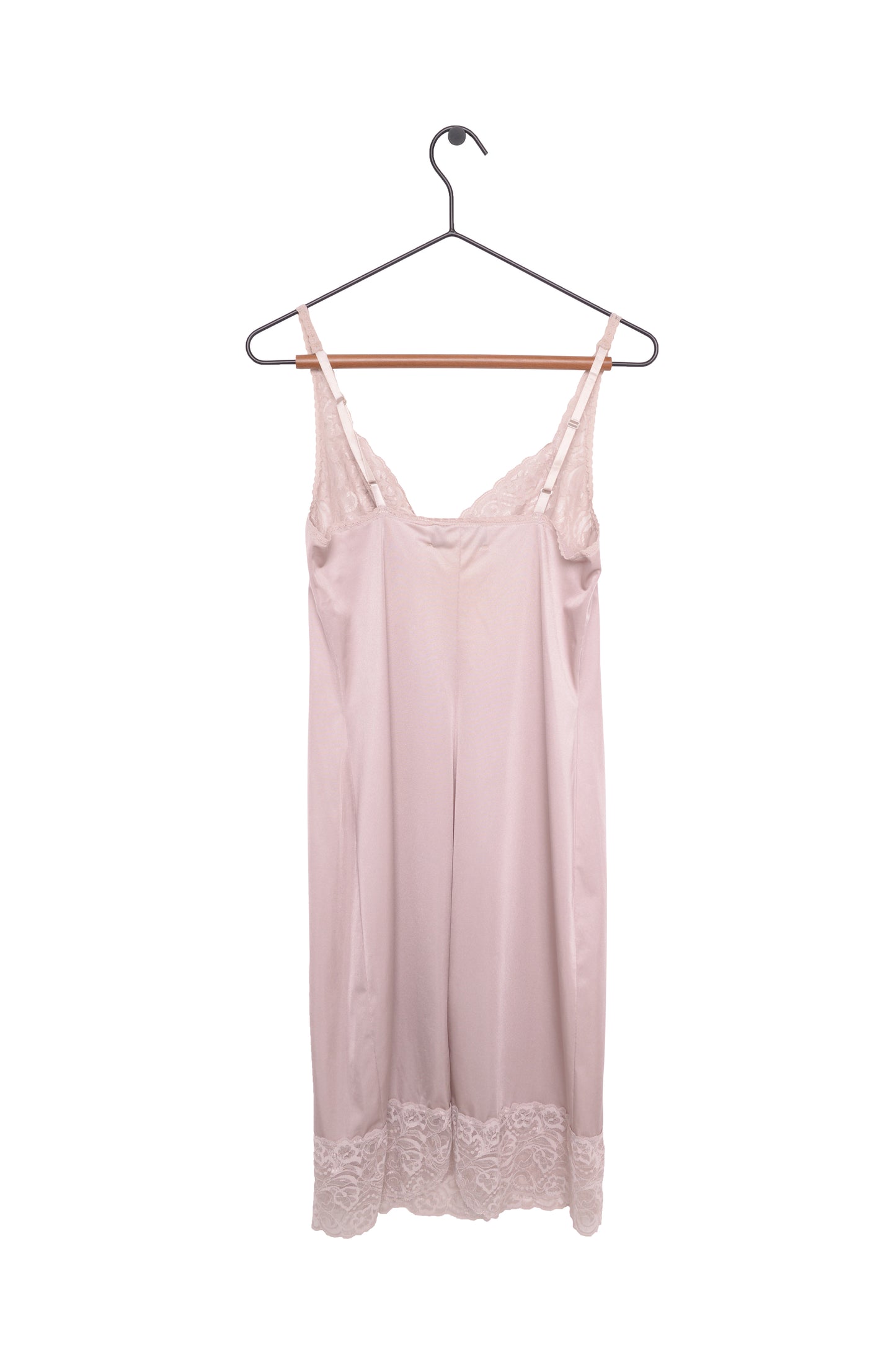 1960s Lace Trim Slip Dress USA