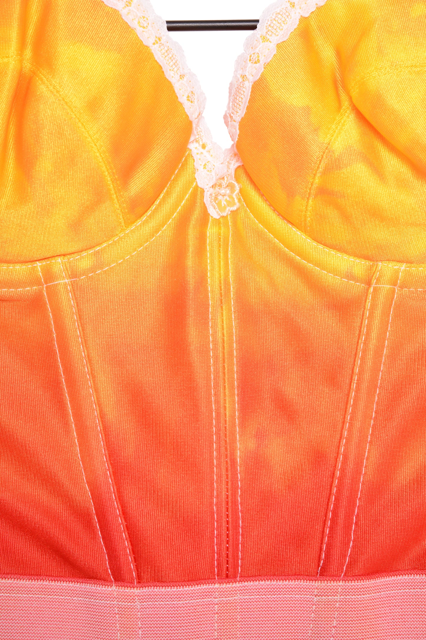 Hand-Dyed Sunset Corset Top