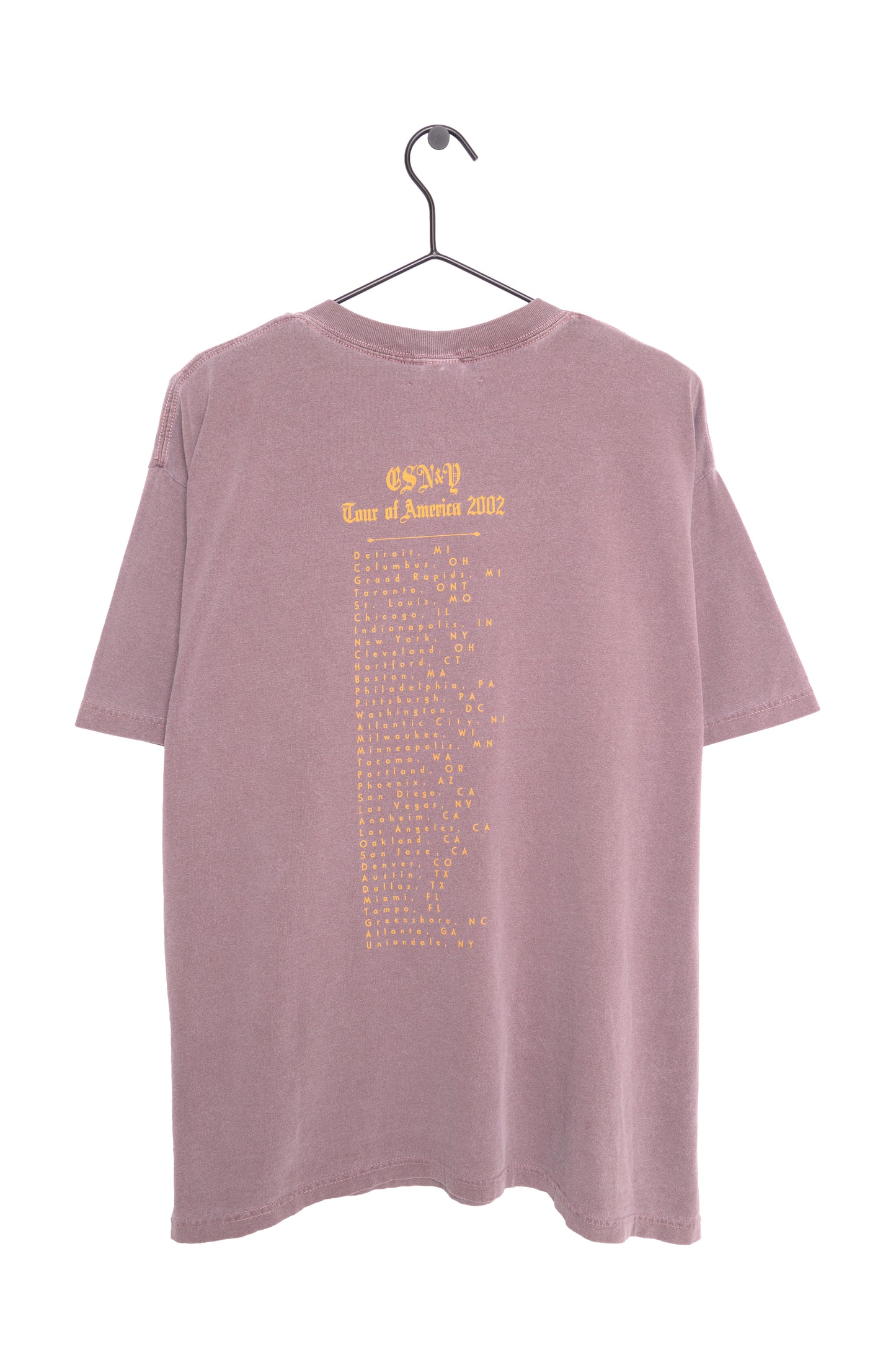 2002 Faded Crosby, Stills, Nash & Young Tee USA