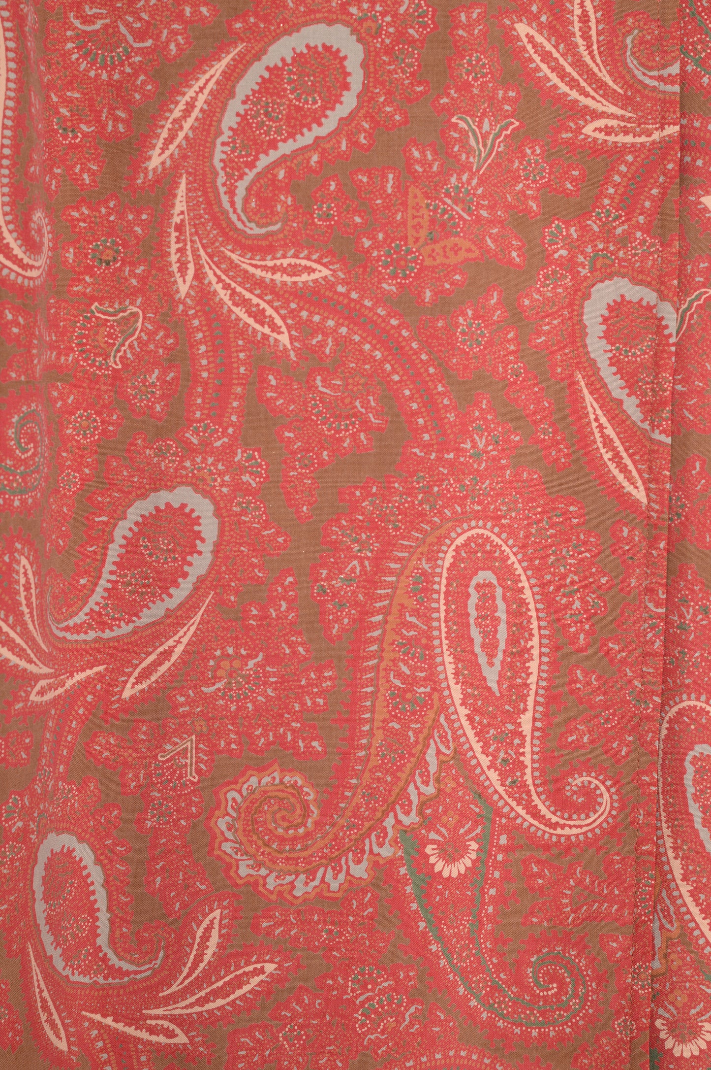 1990s Silk Paisley Wrap Skirt