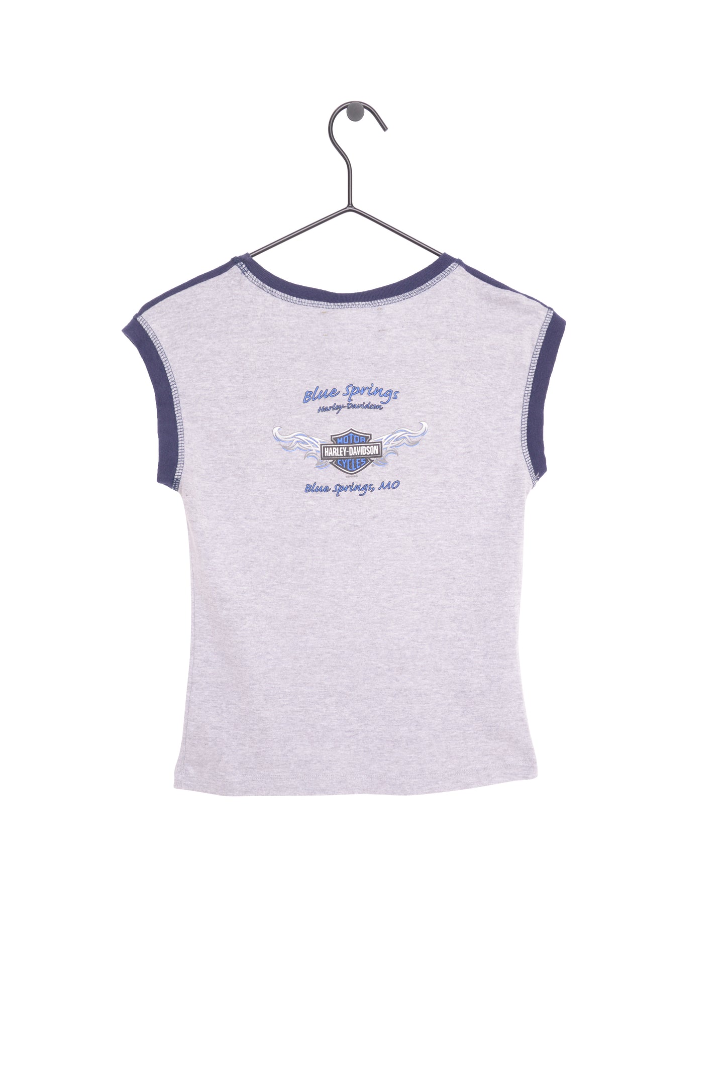 Y2K Harley Davidson Baby Tee