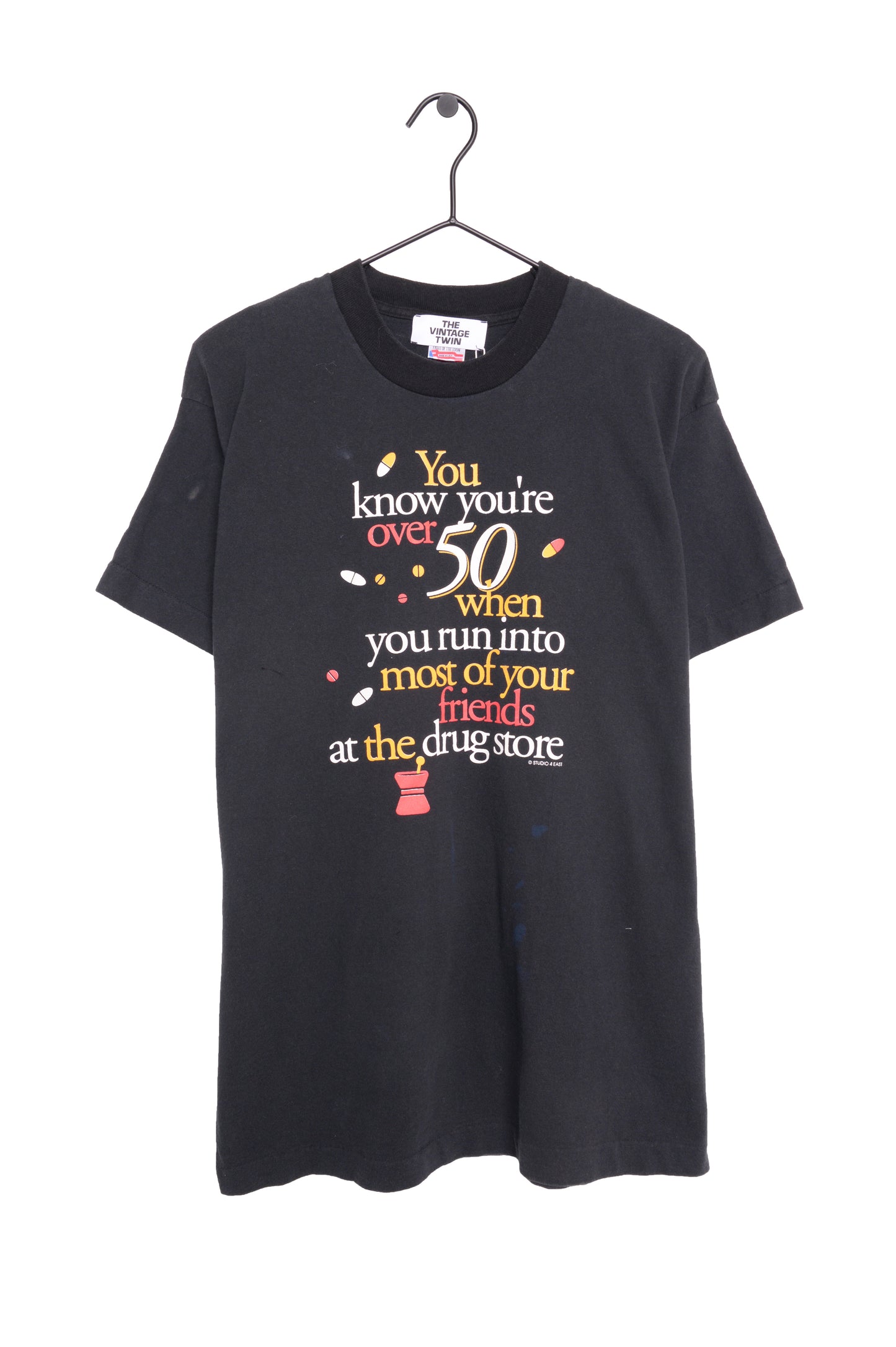 Faded Over 50 Drugstore Tee USA