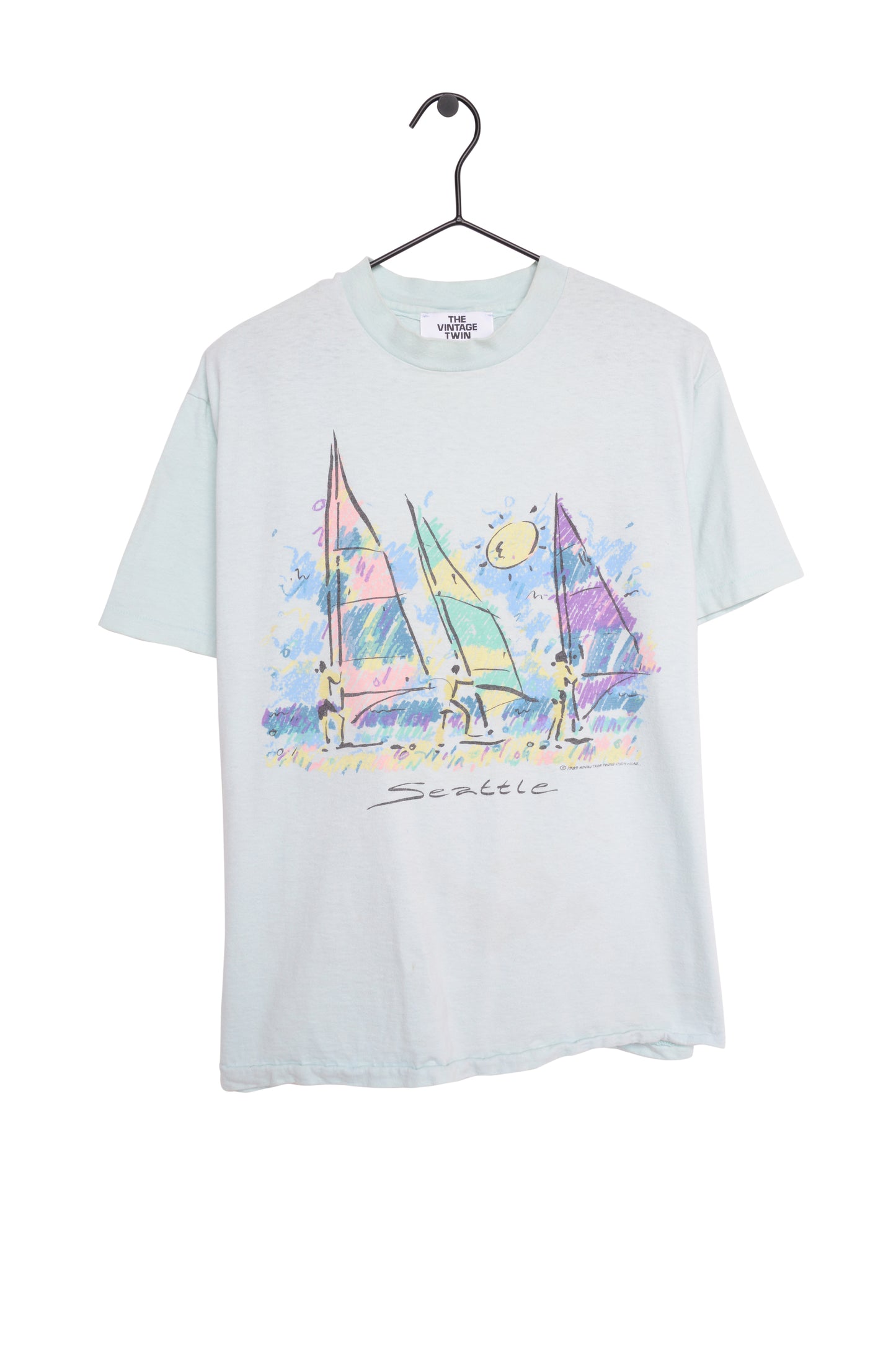 1989 Seattle Sailing Tee USA