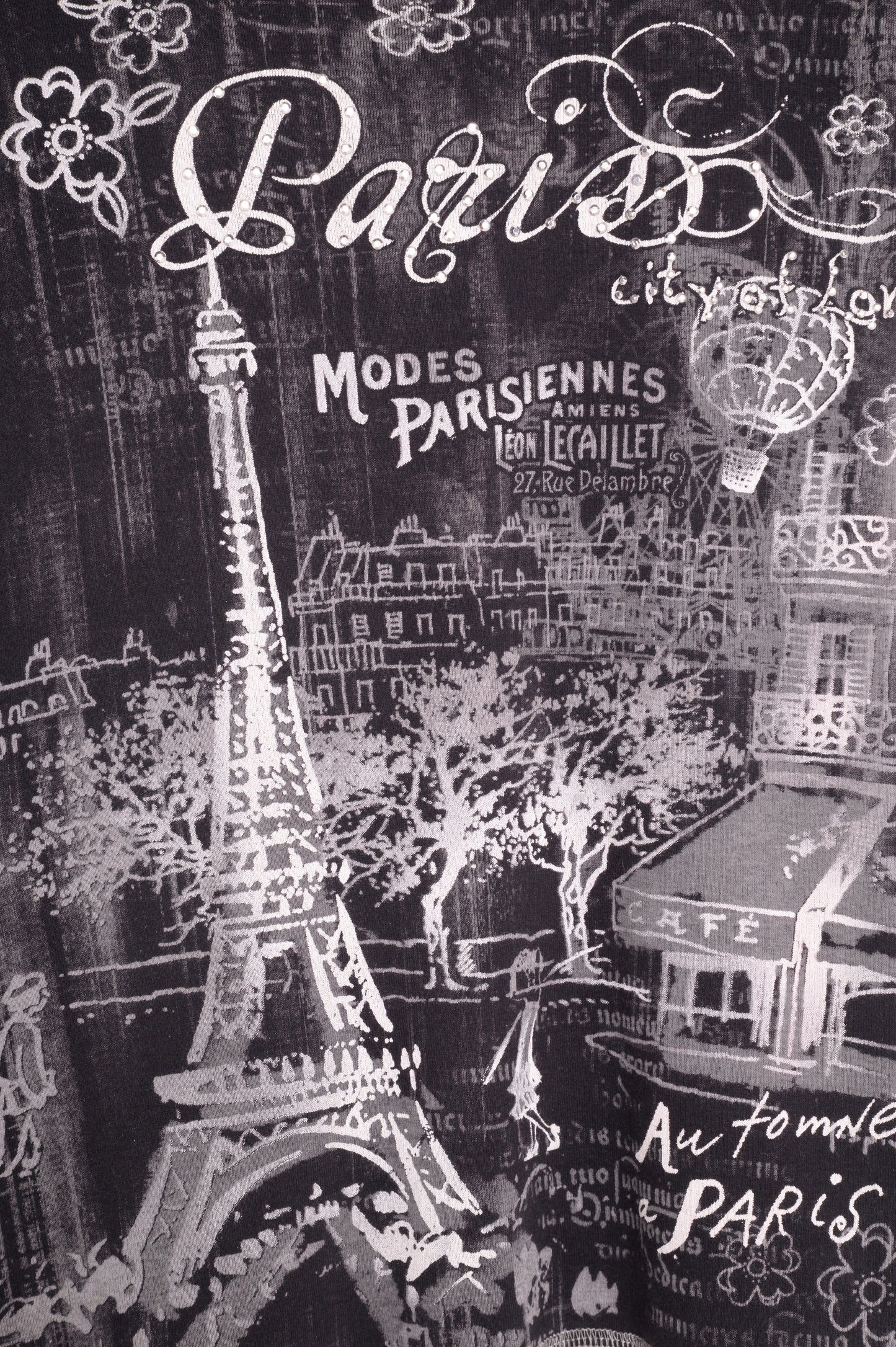 Y2K Paris All-Over Top