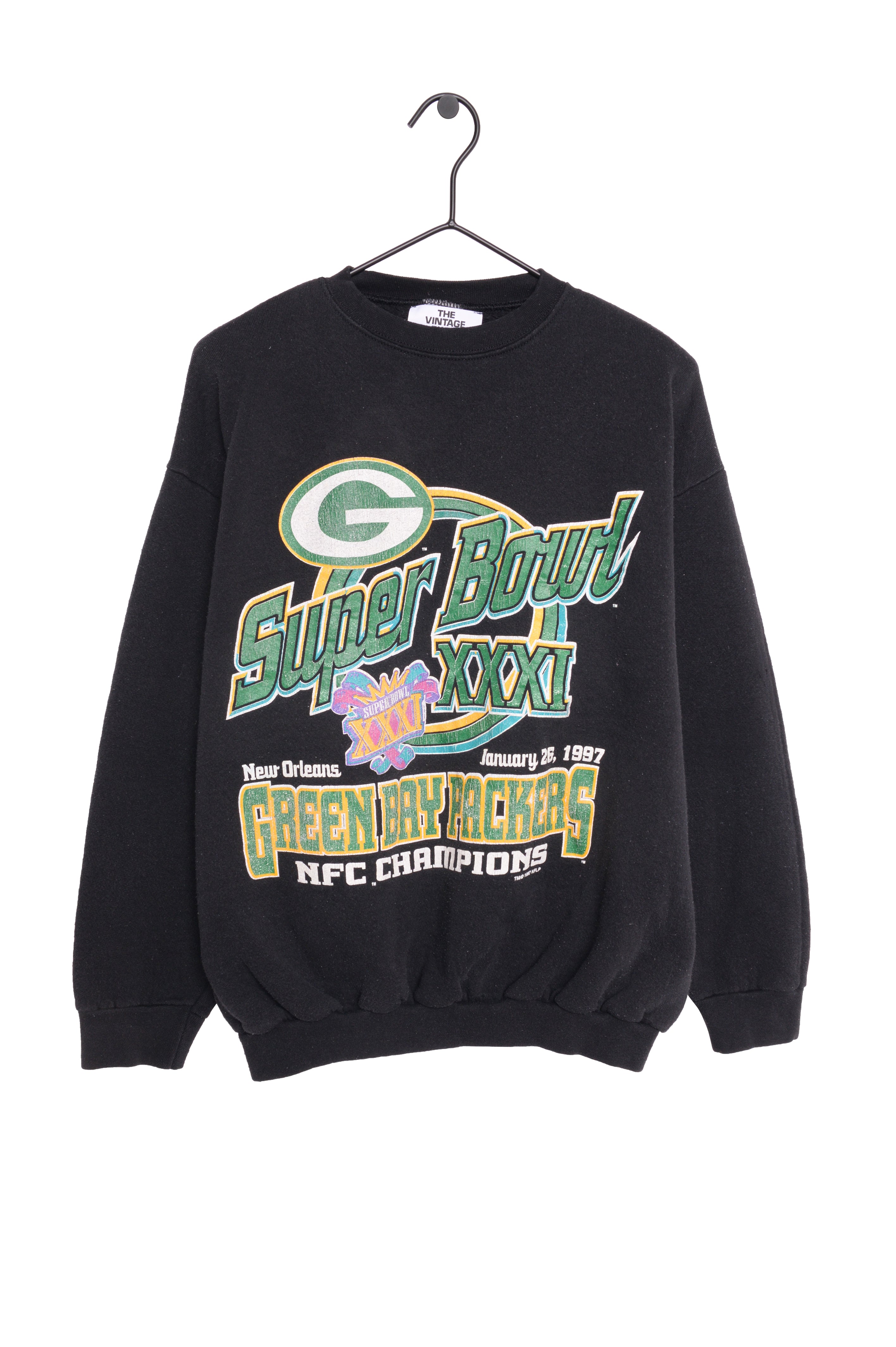 Unisex Vintage 1997 Green Bay Packers Super Bowl Sweatshirt USA