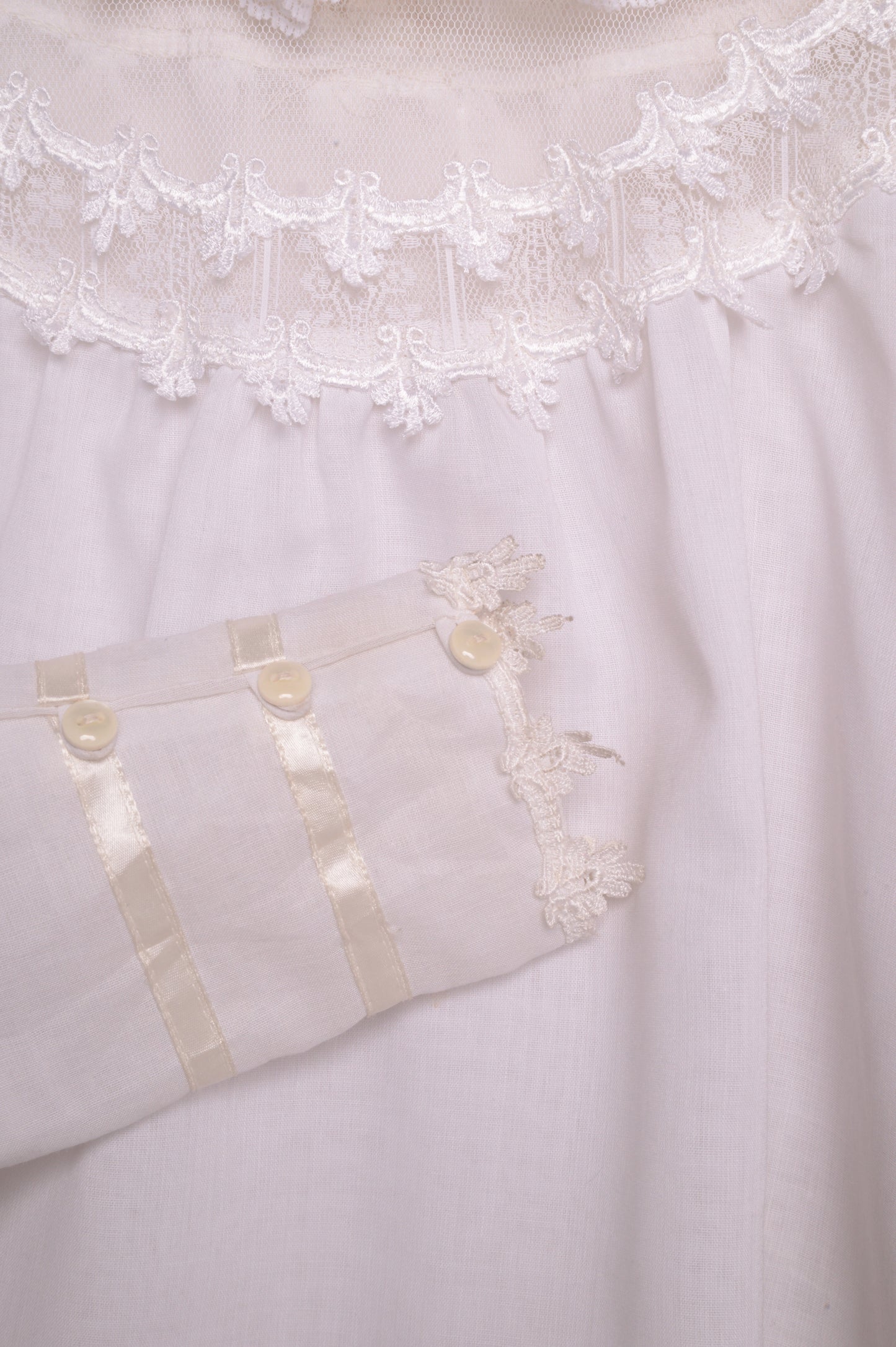 1960s Gunnies Lace Top