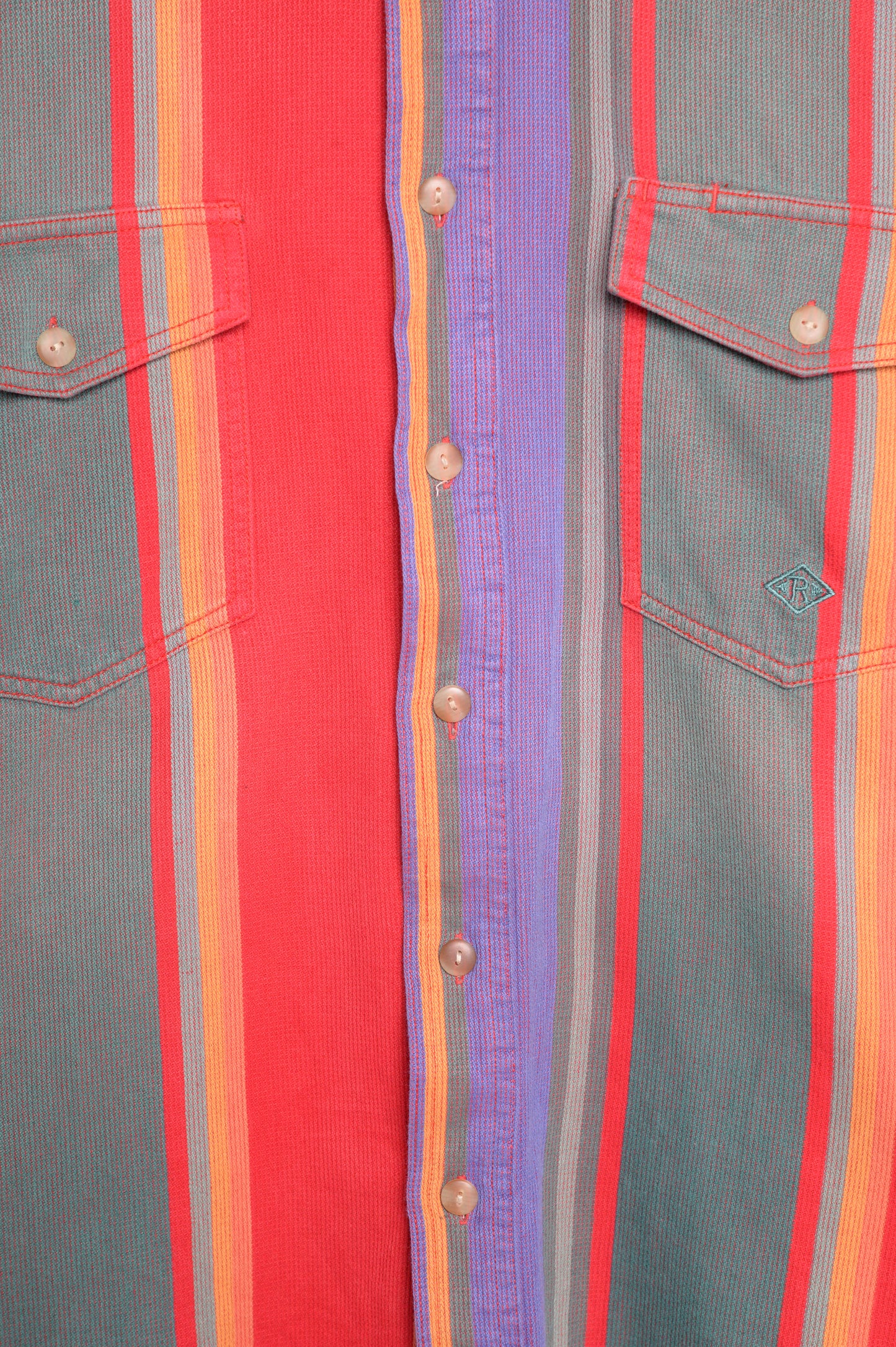 1990s Striped Button Down