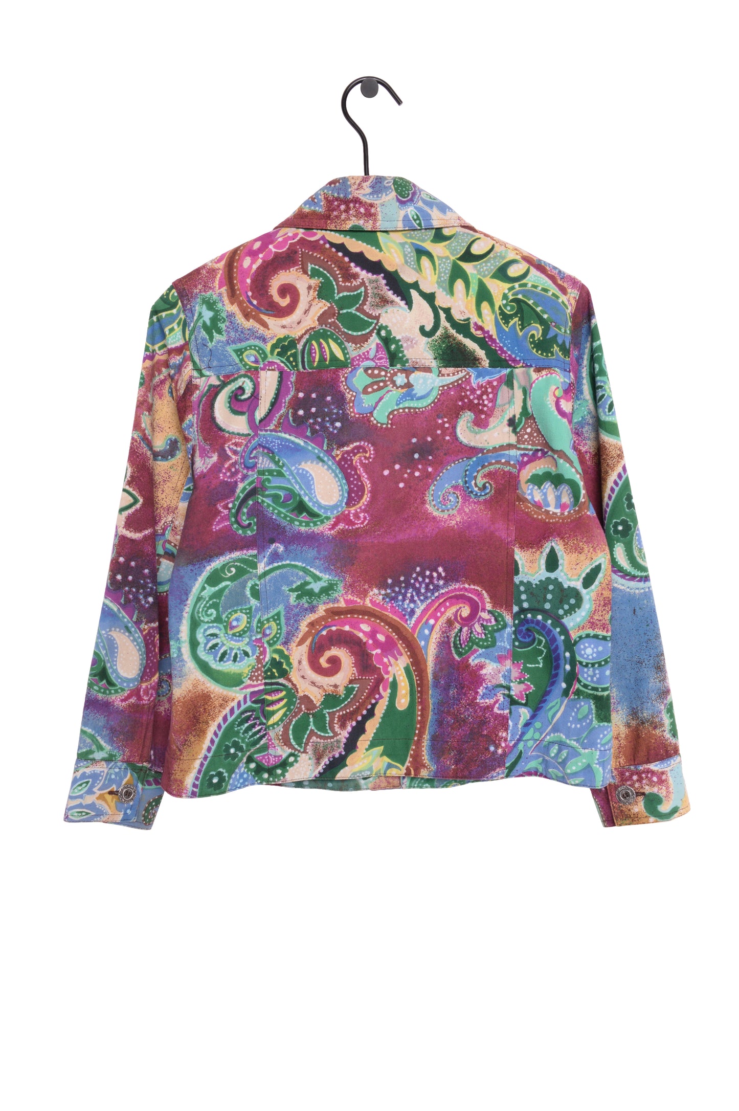 Y2K Psychedelic Denim Jacket
