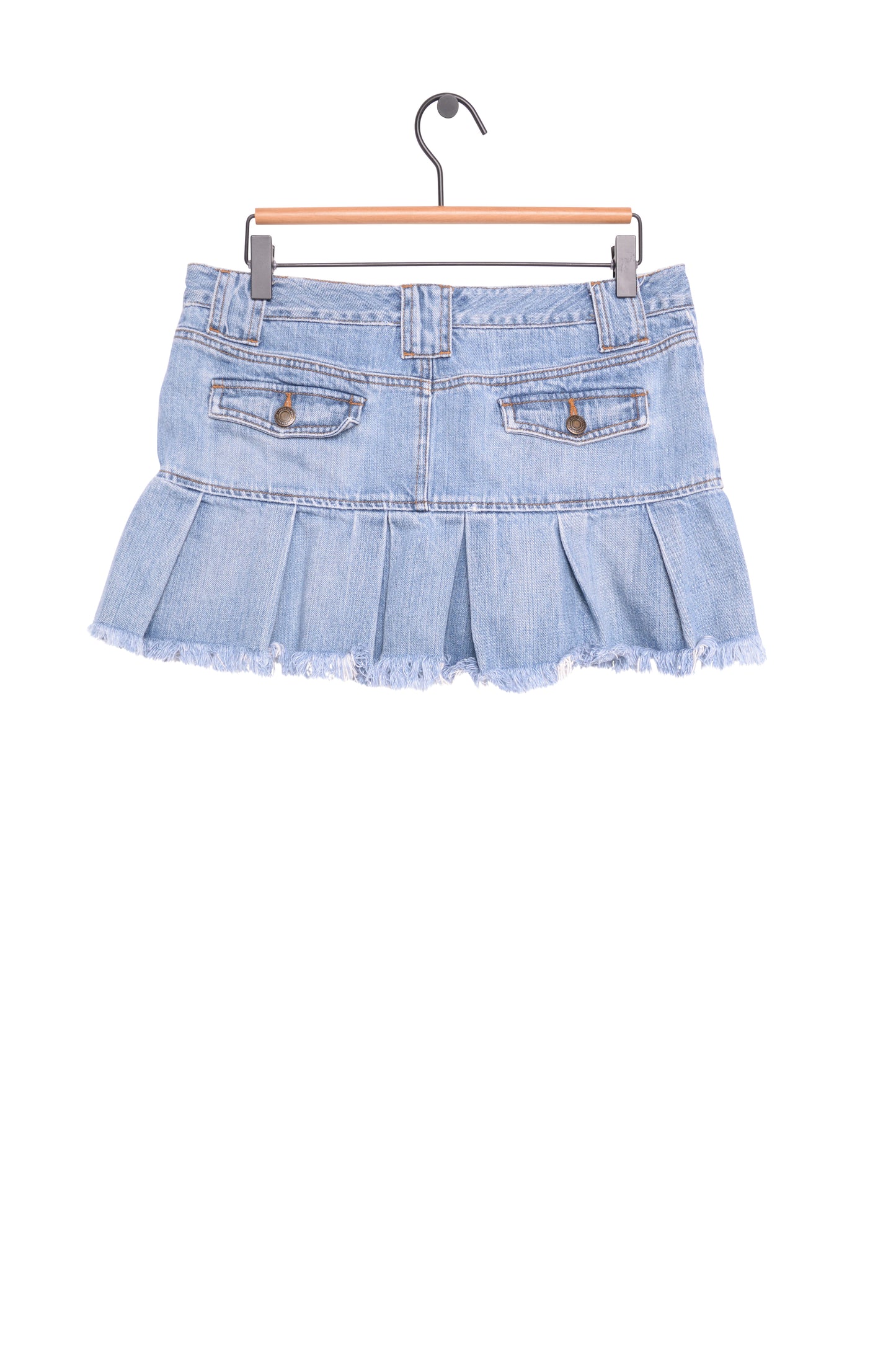 Y2K Denim Micro Mini Skirt