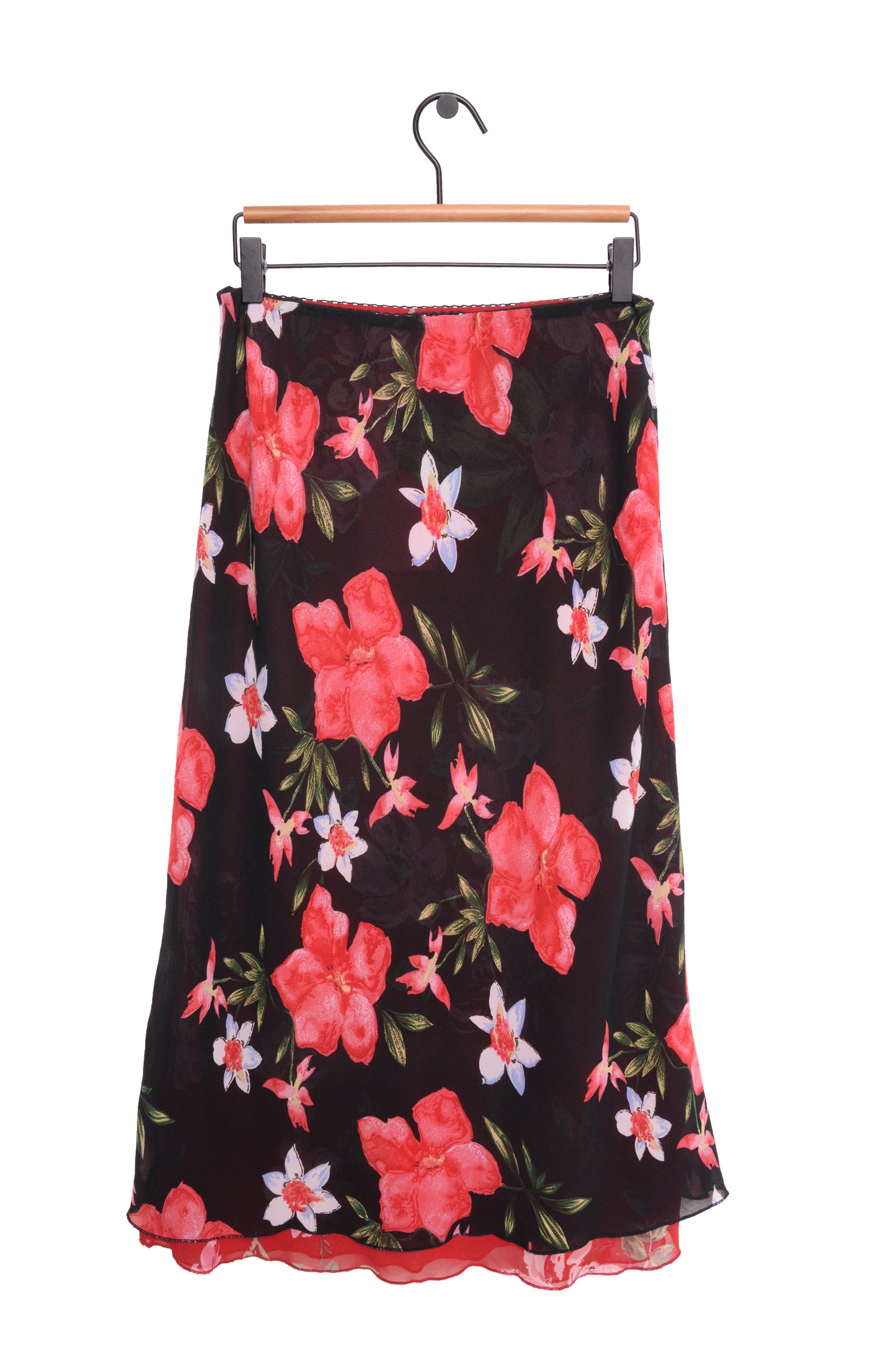 Y2K Floral Maxi Skirt