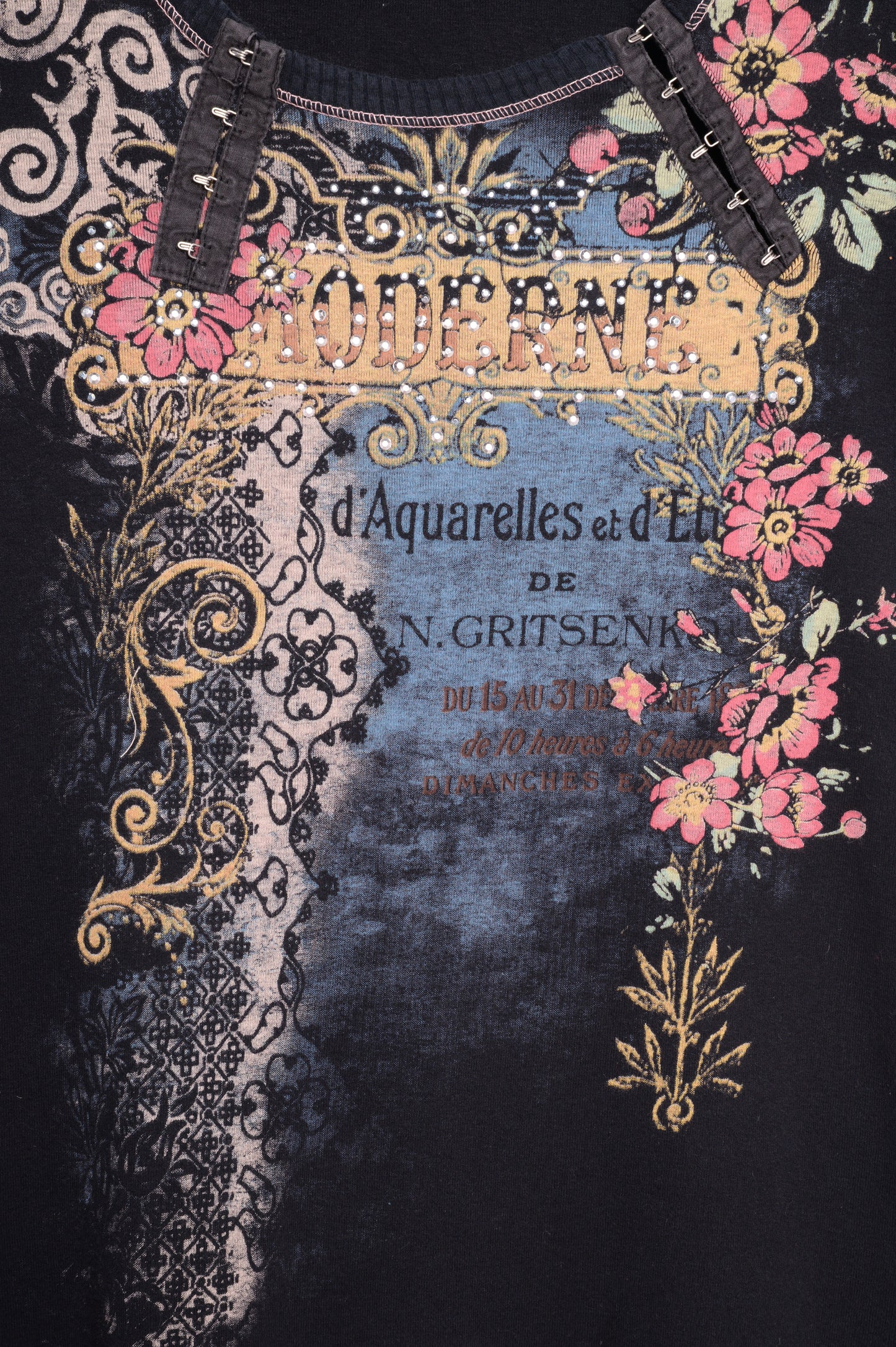 Y2K Floral All-Over Top USA