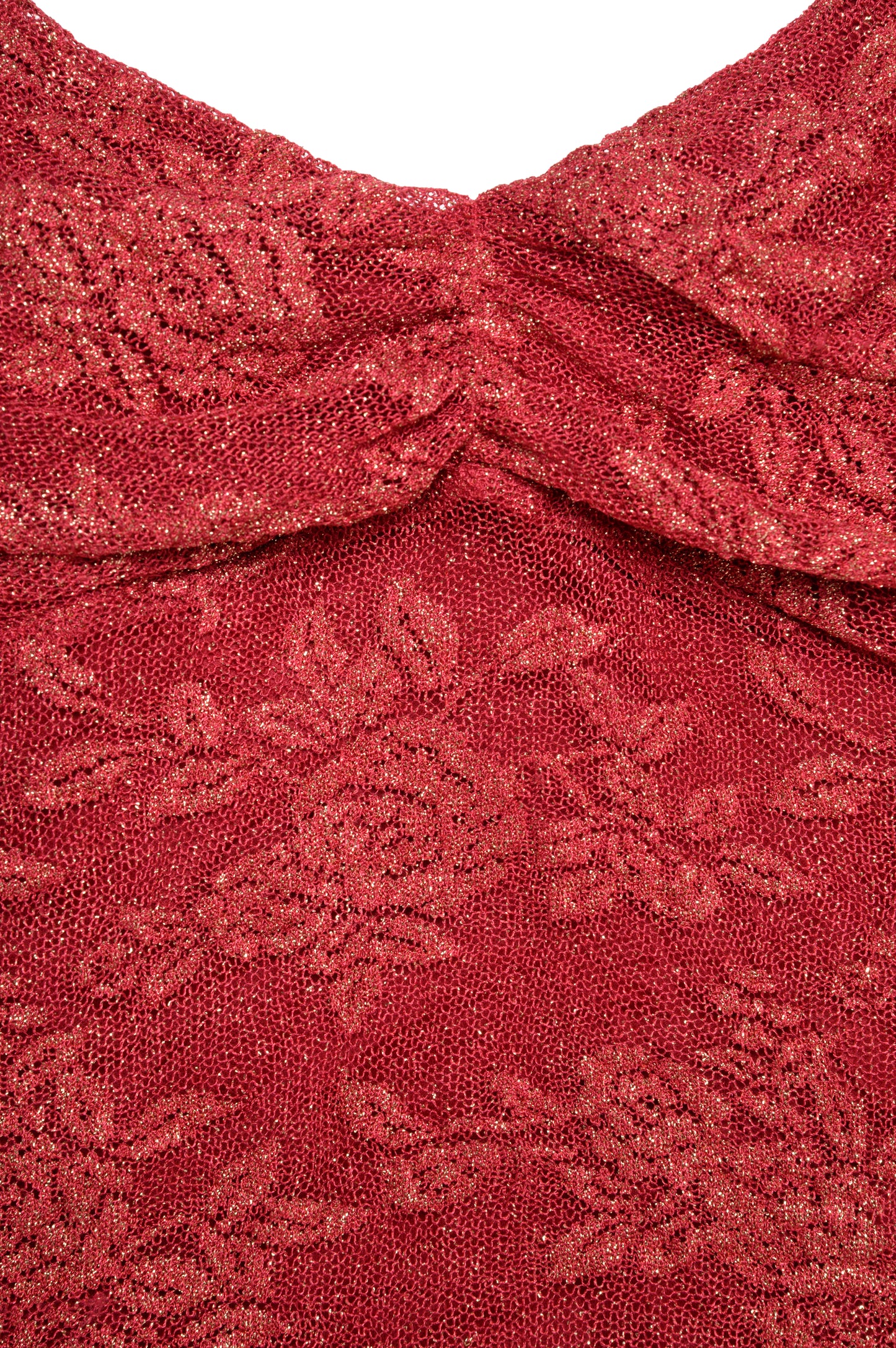 Y2K Lace Glitter Top