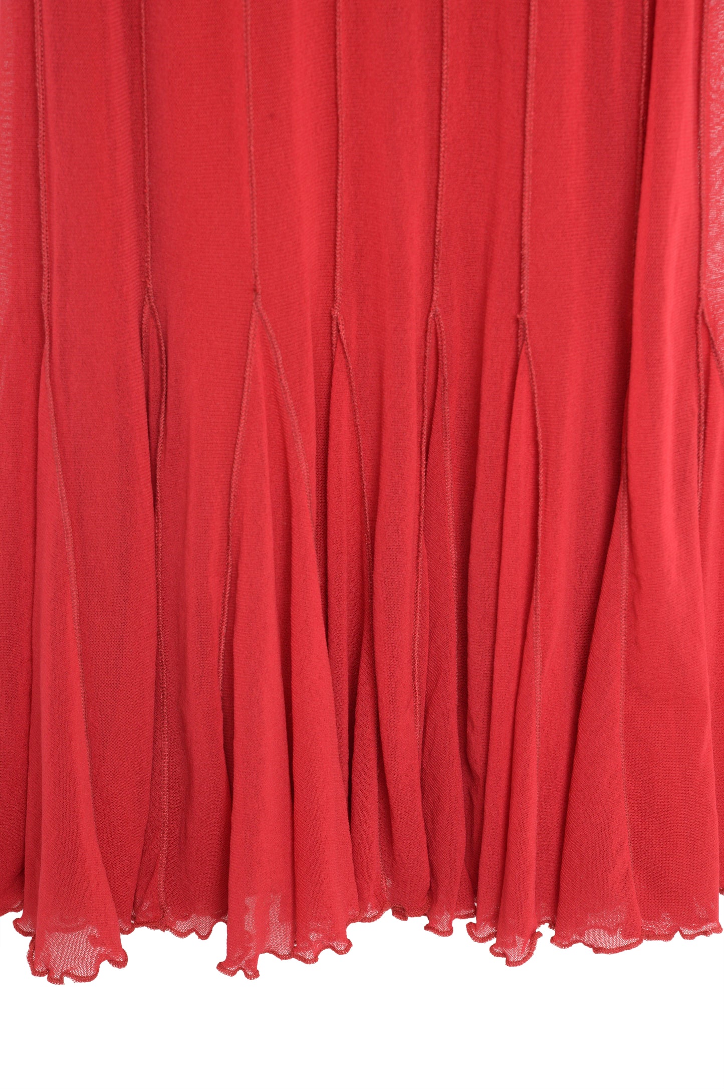 Y2K Ruffle Maxi Dress