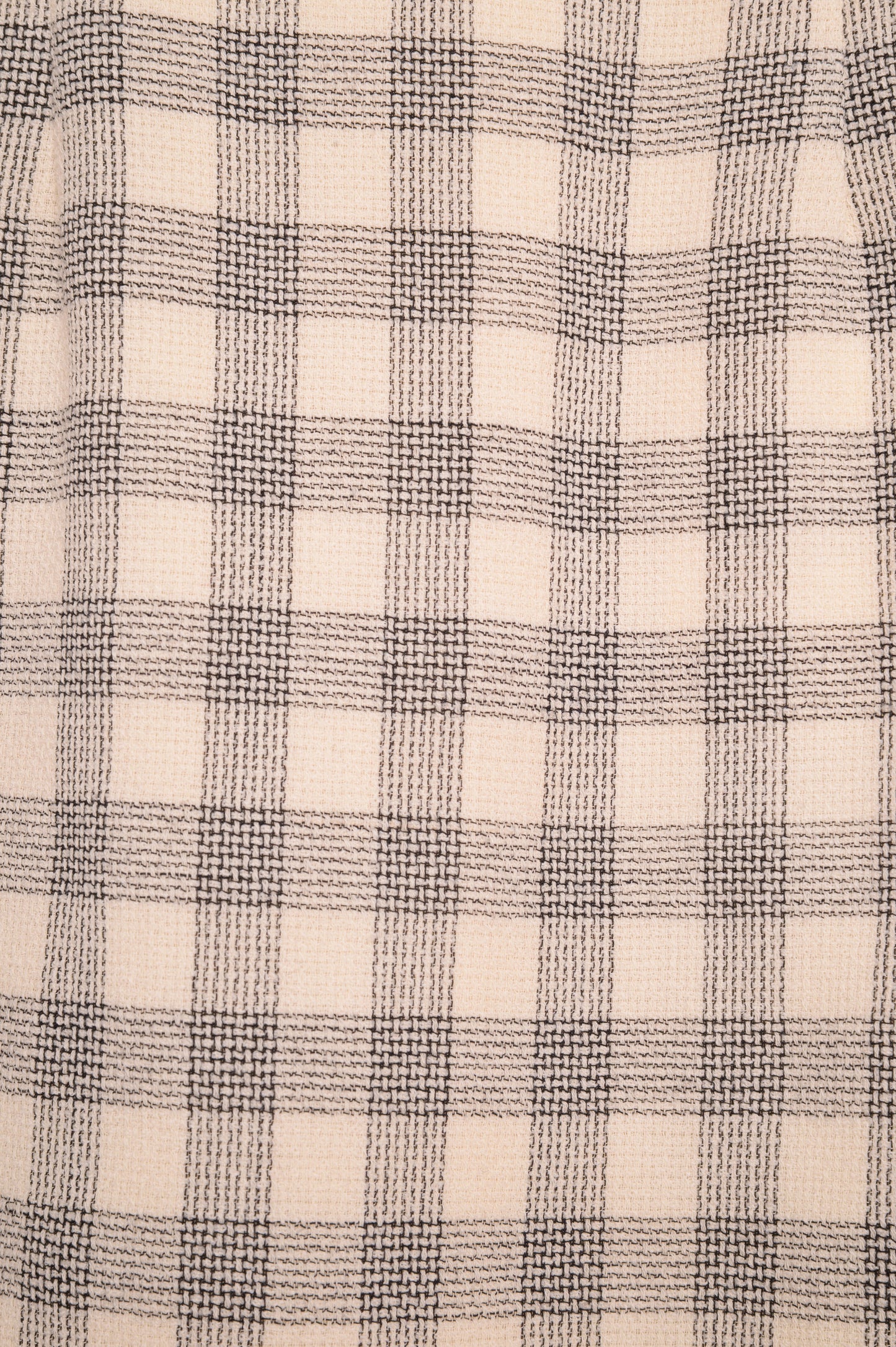 Wool Plaid Mini Skirt USA