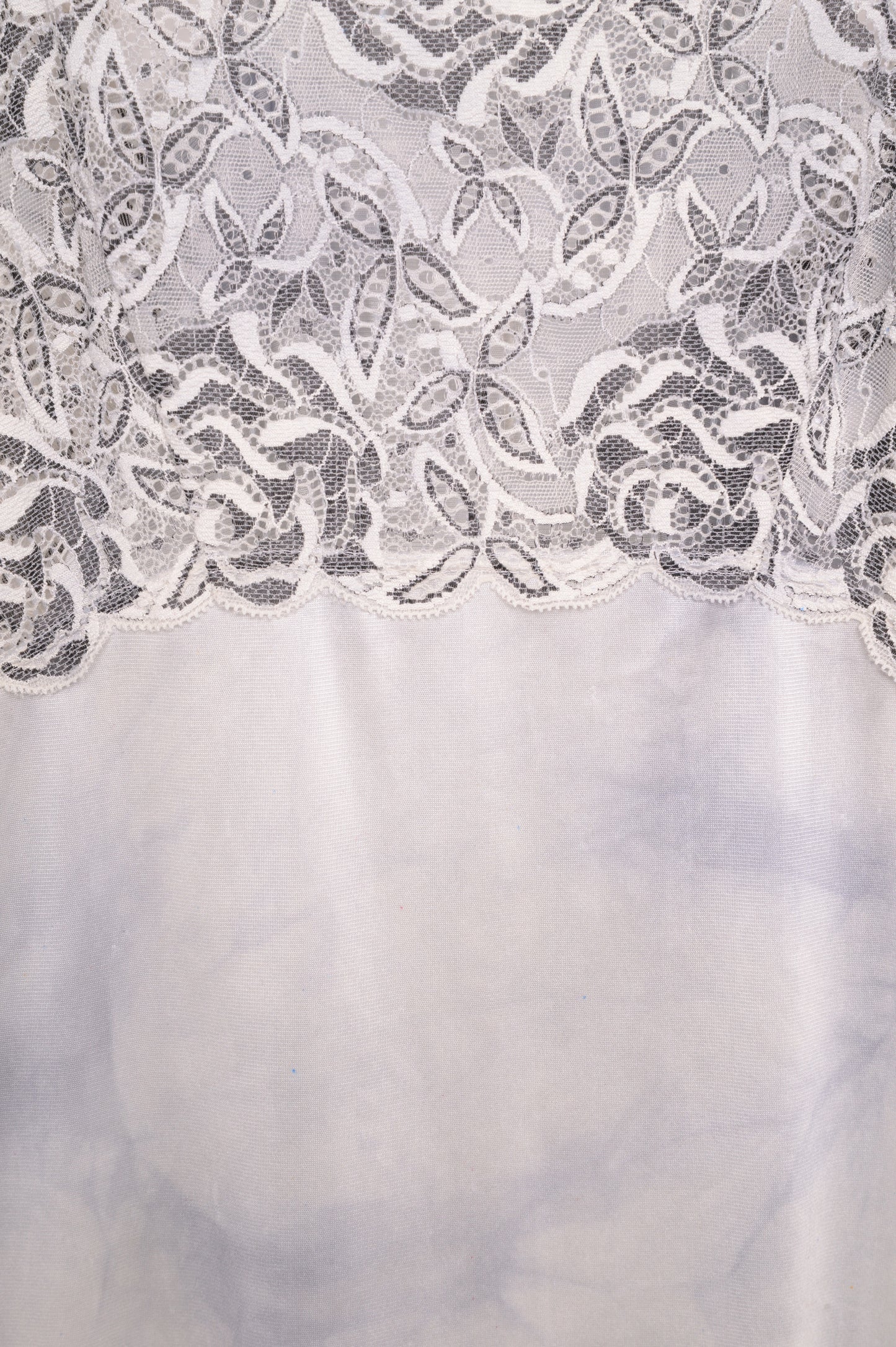 1950s Hand-Dyed Lace Mini Slip Dress USA