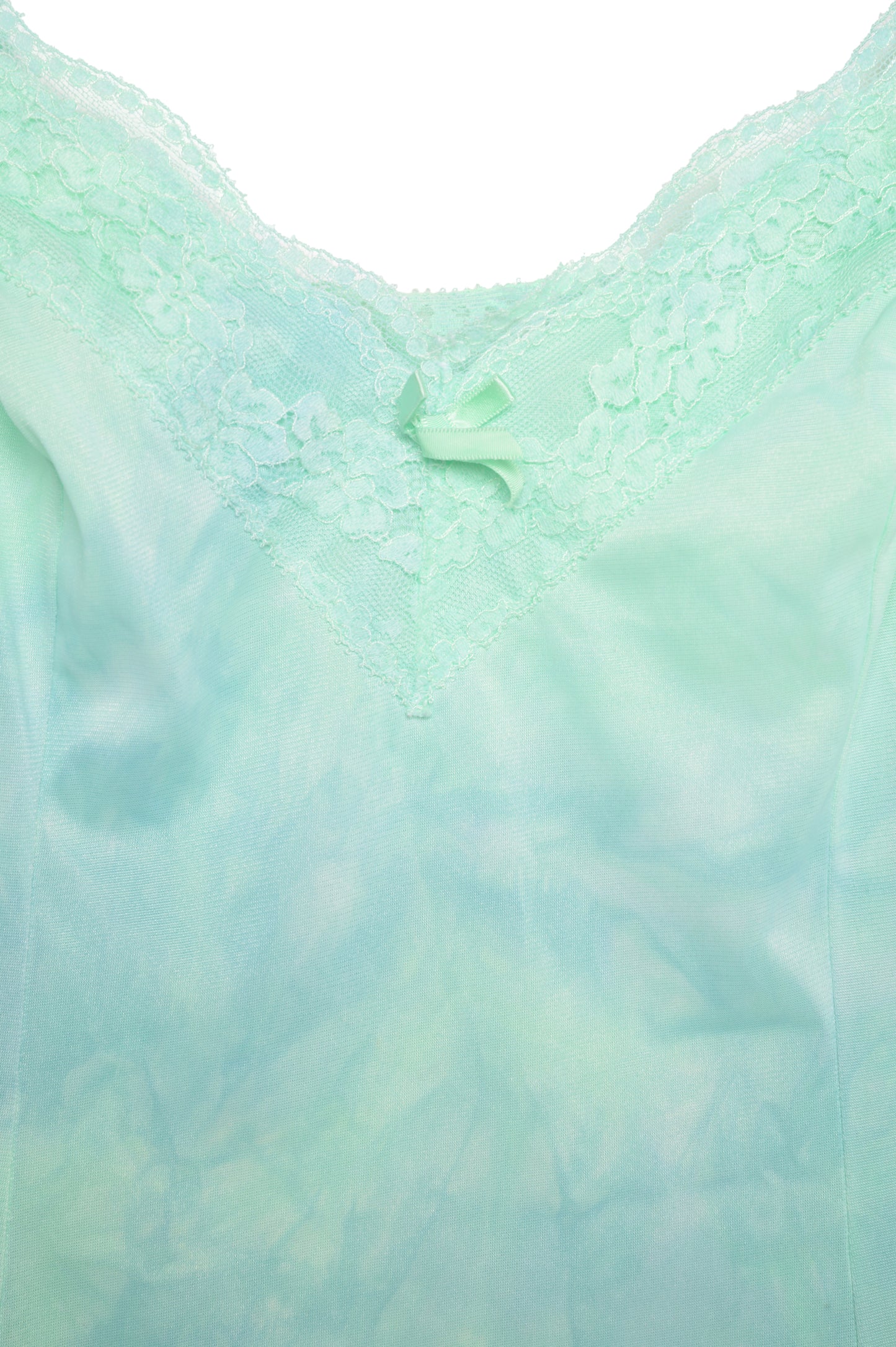 1950s Hand-Dyed Lace Slip Top
