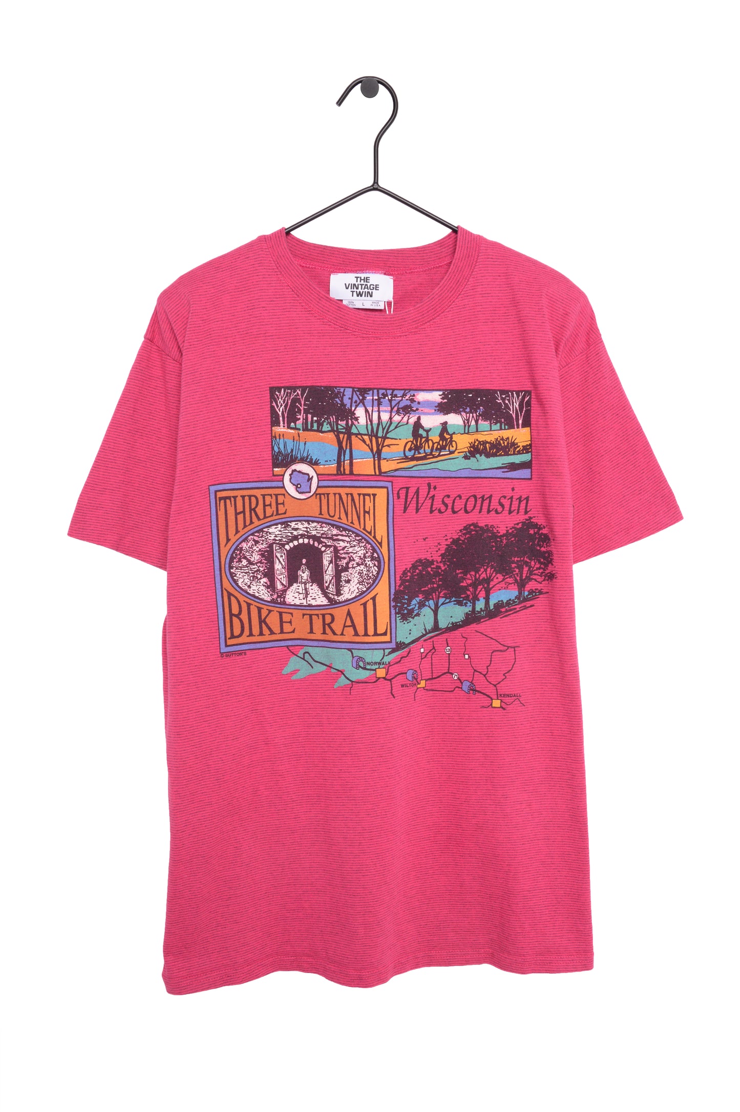 Wisconsin Bike Trail Tee USA