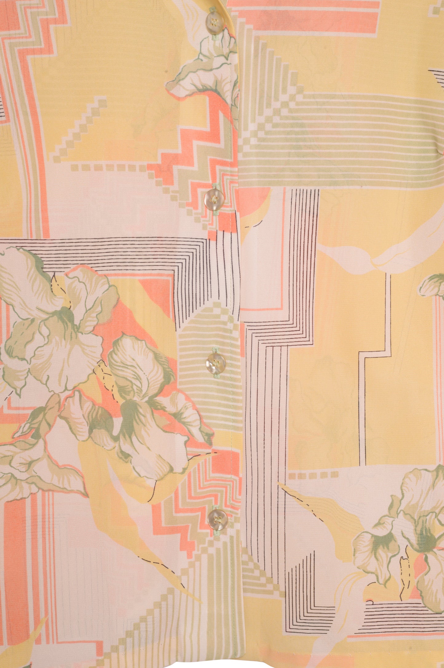 Geometric Floral Top