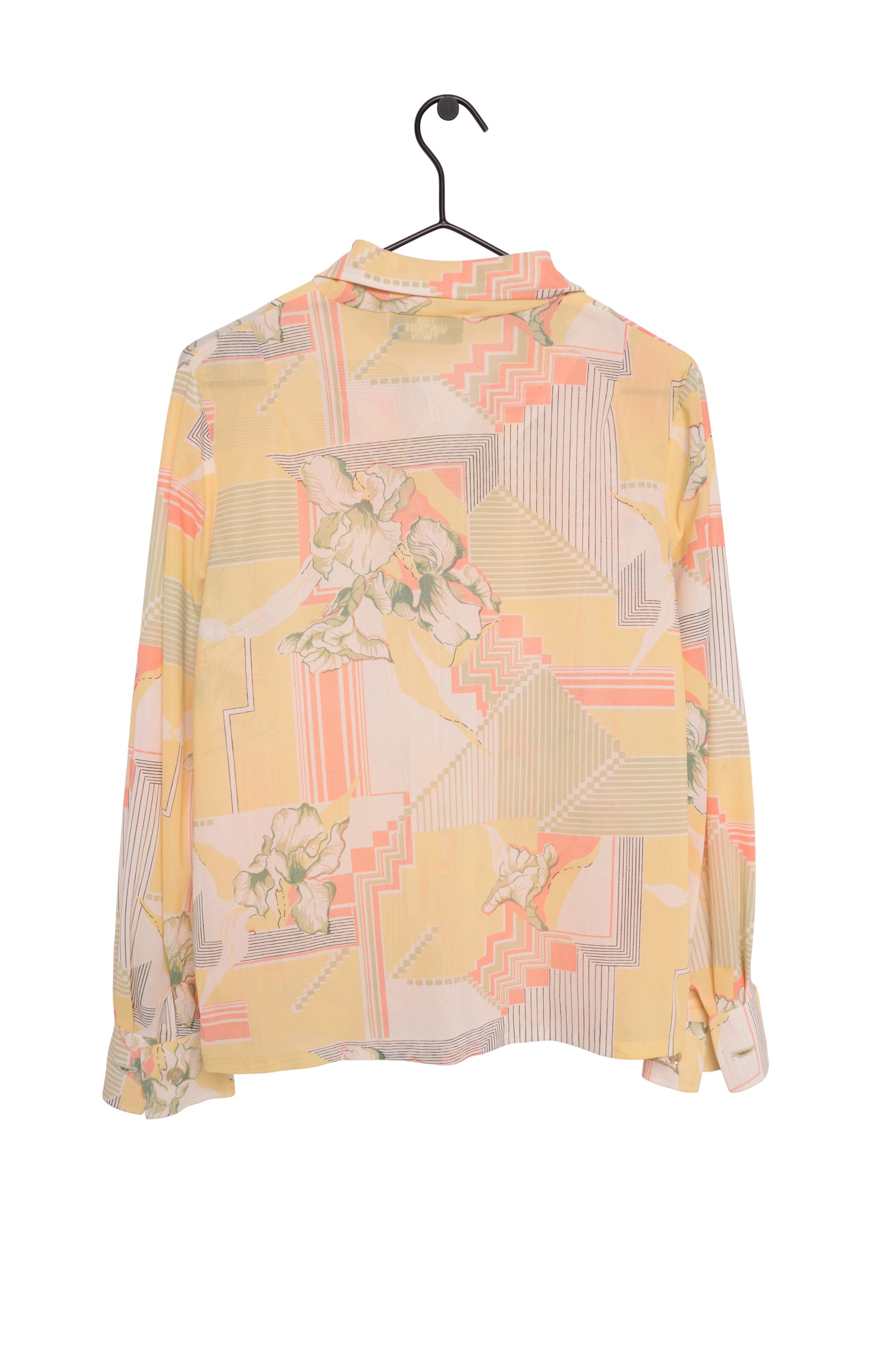 Geometric Floral Top