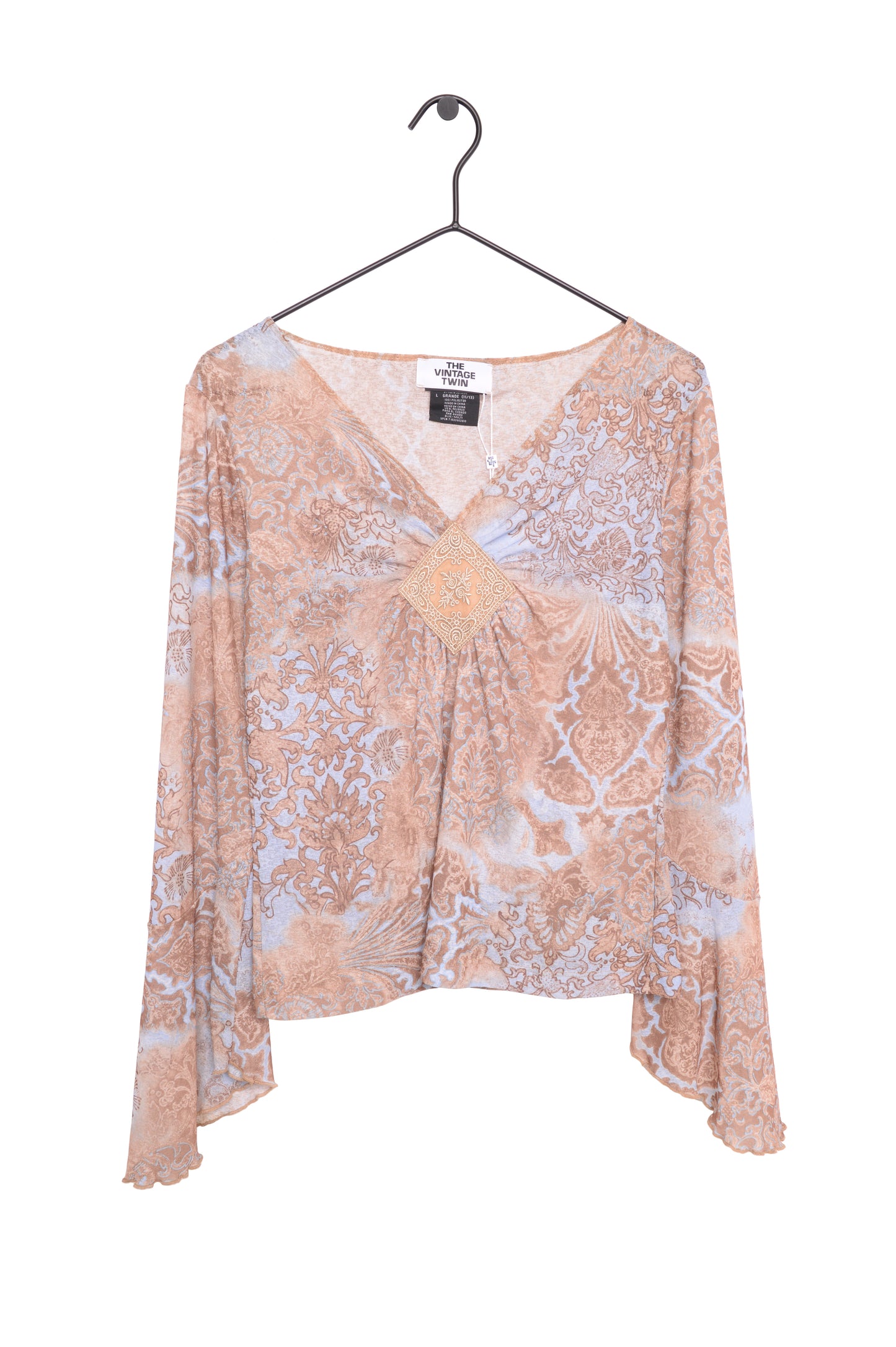 Y2K Bell Sleeve Top