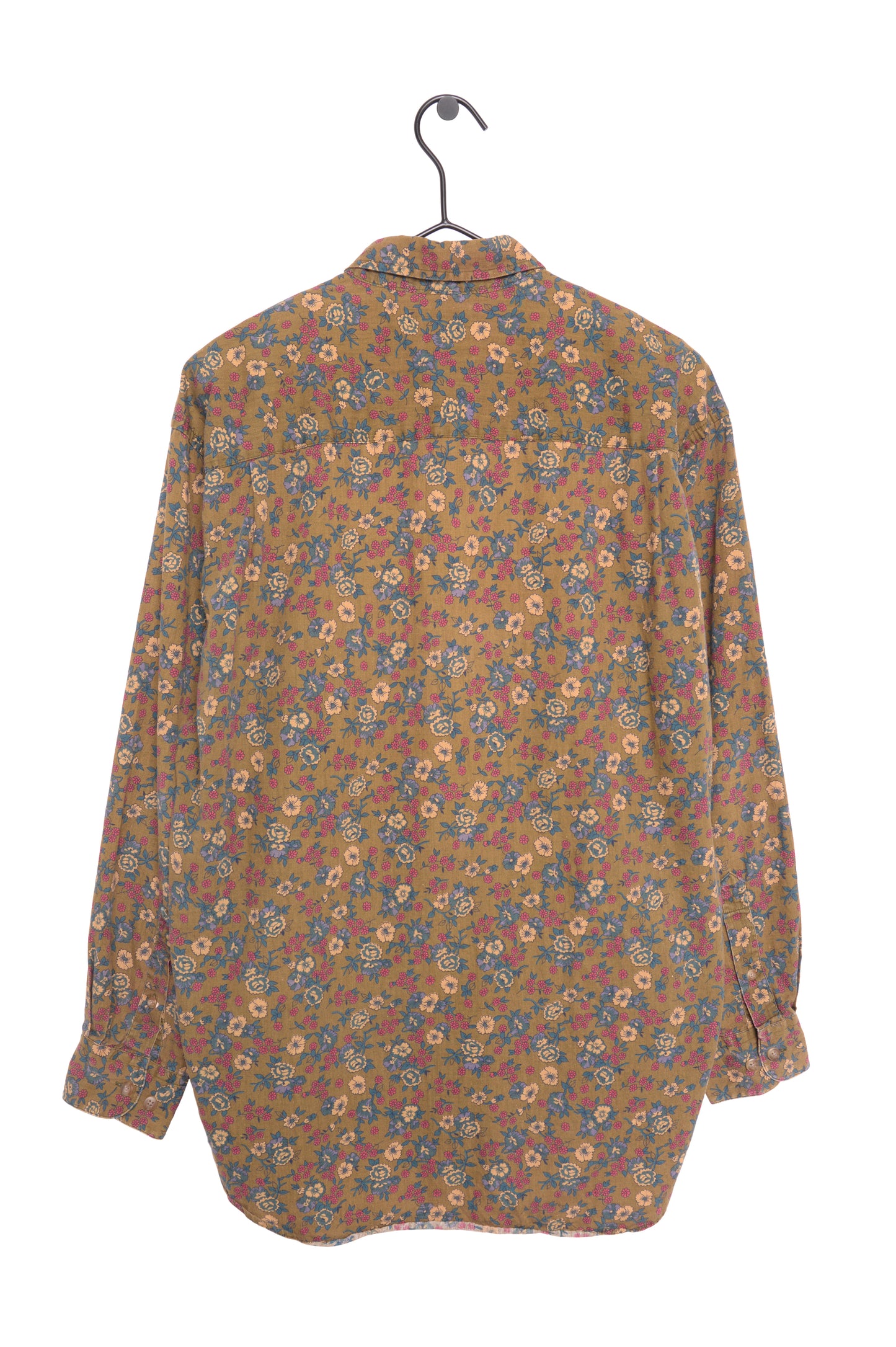 1990's Floral Button Down
