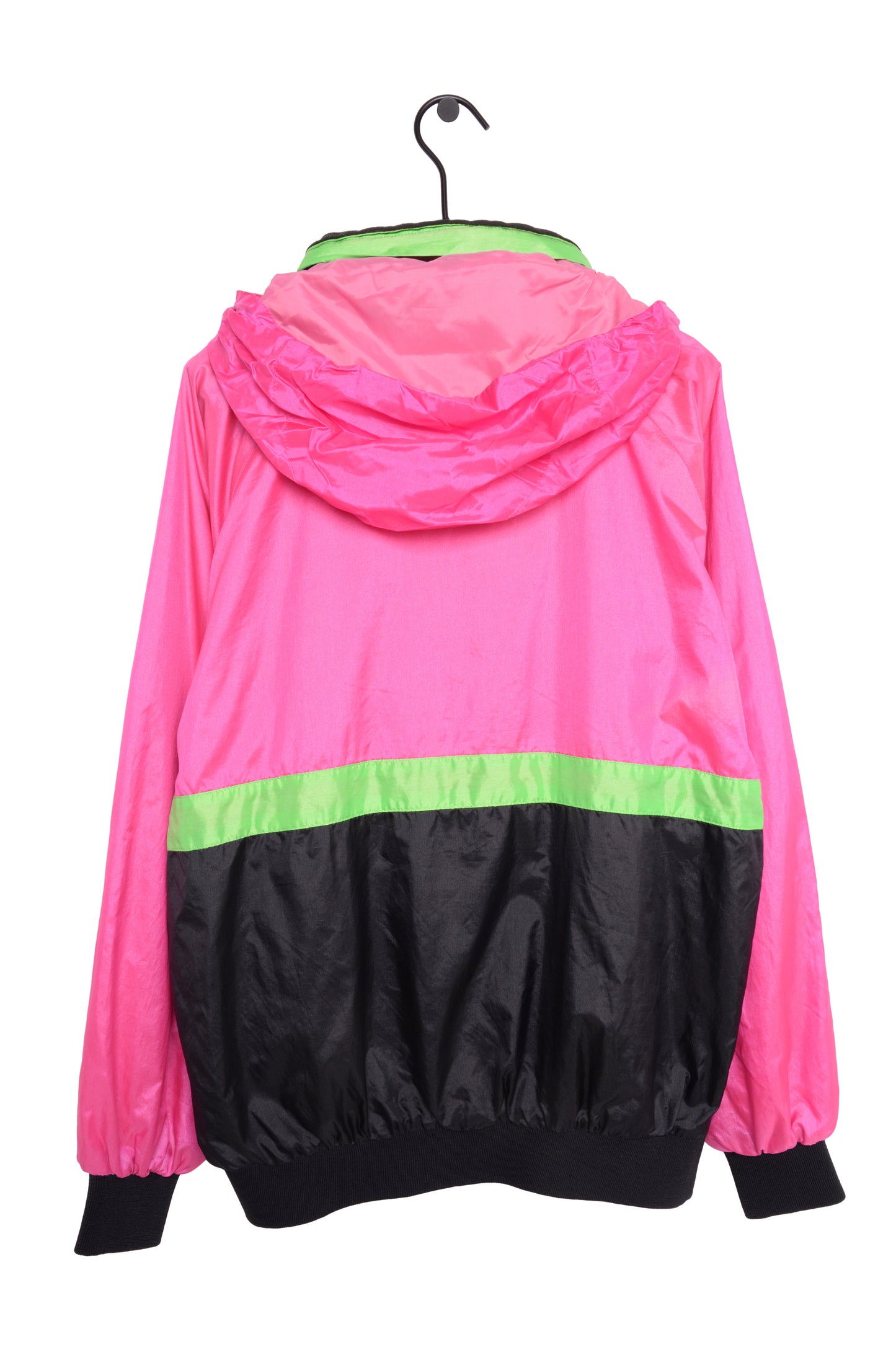 1980s Hooded Colorblock Windbreaker