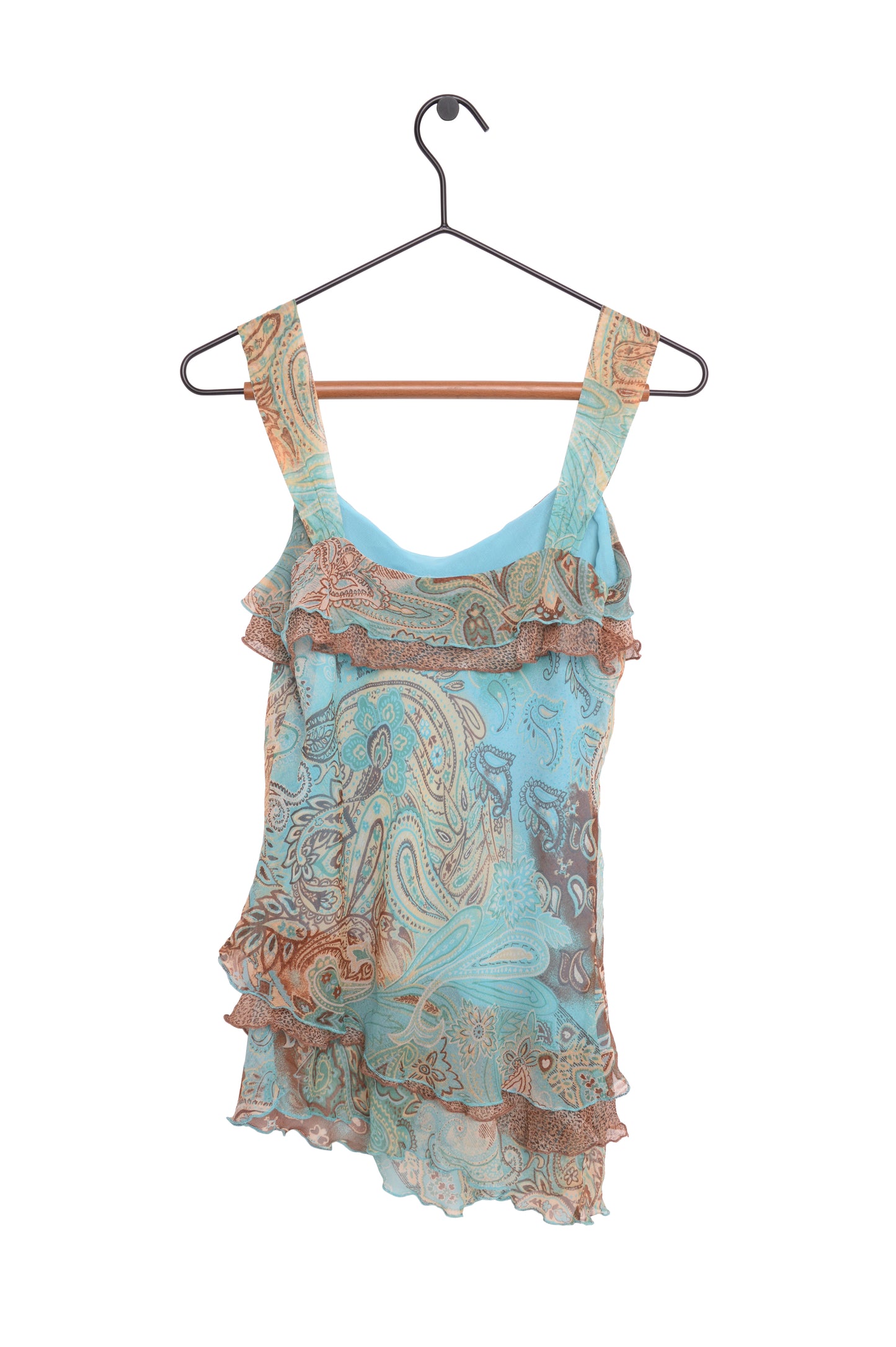 Silk Y2K  Asymmetrical Tank Top