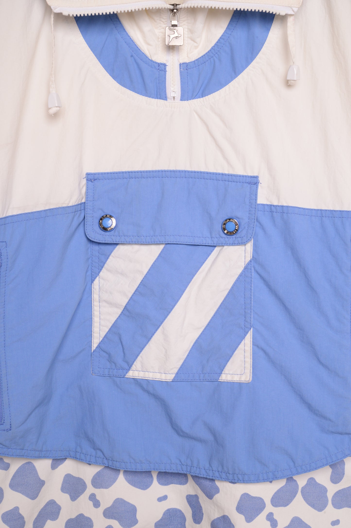 1980's Front Pocket Colorblock Windbreaker