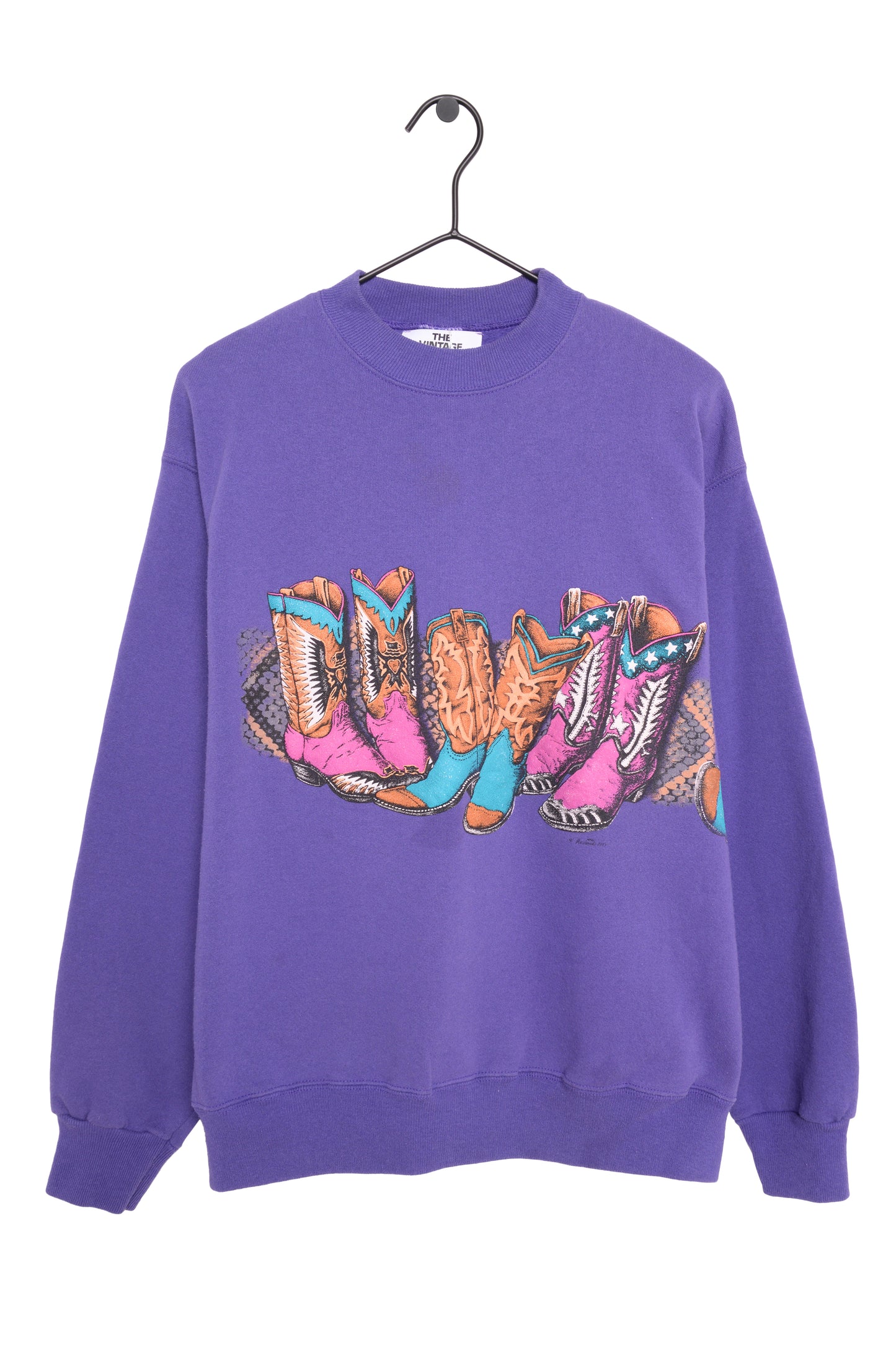 1980's Western Boots Sweatshirt