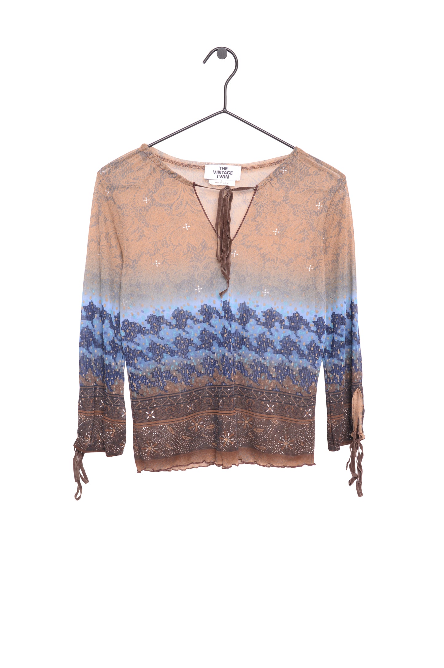 Sheer Y2K Top
