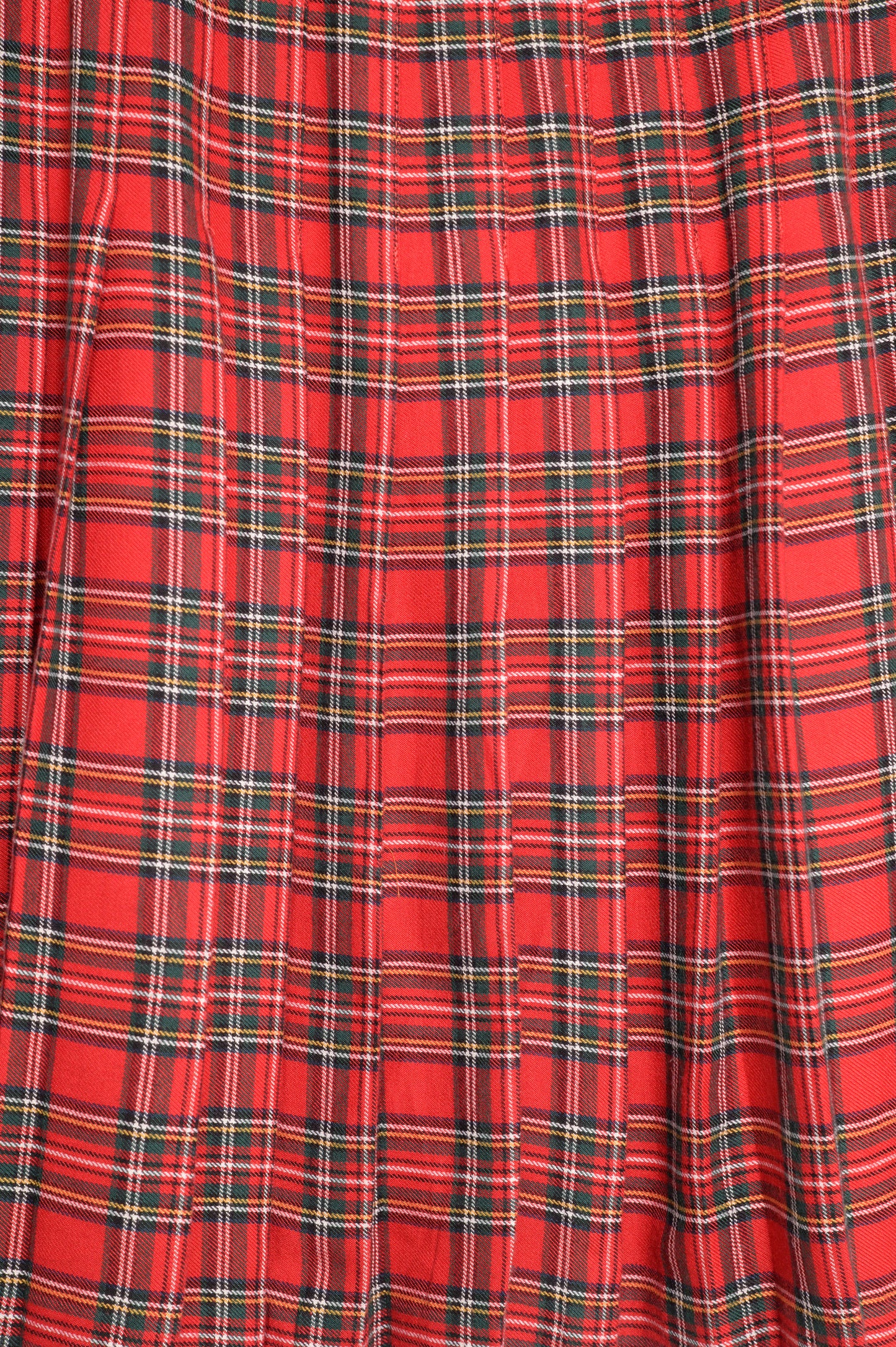 1990's Plaid Midi Skirt