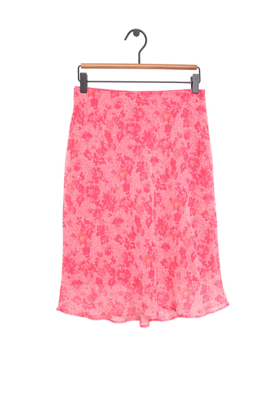 Y2K Floral Midi Skirt