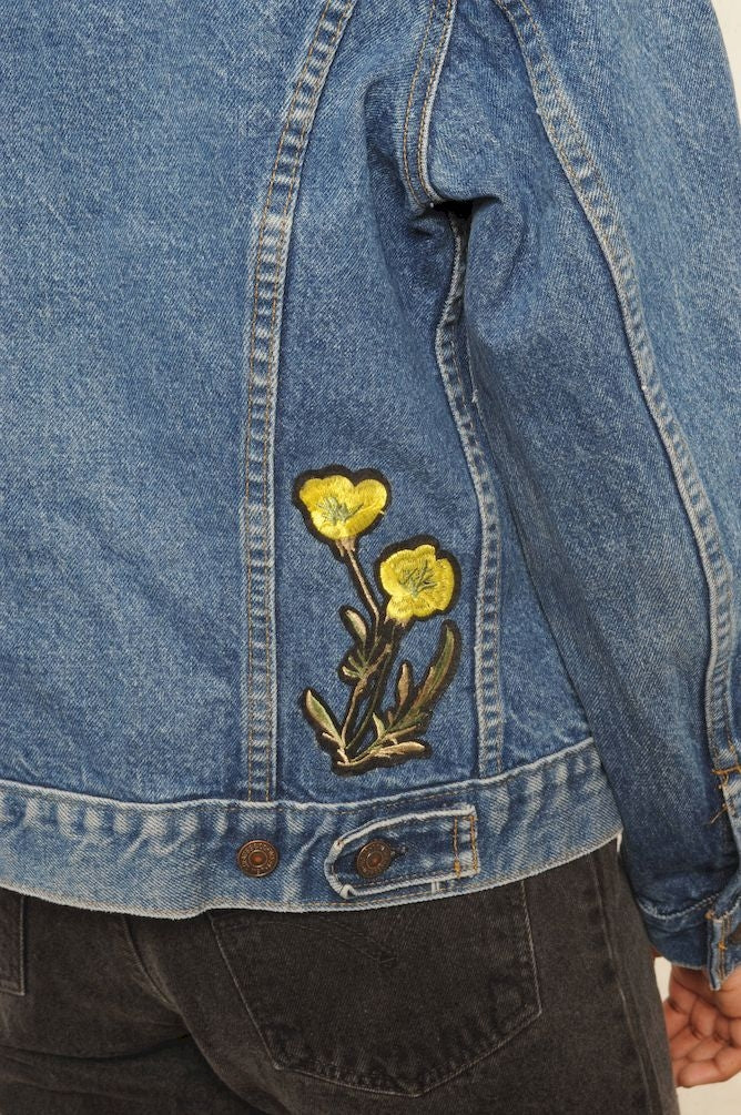 Levi's Floral Patch Denim Jacket