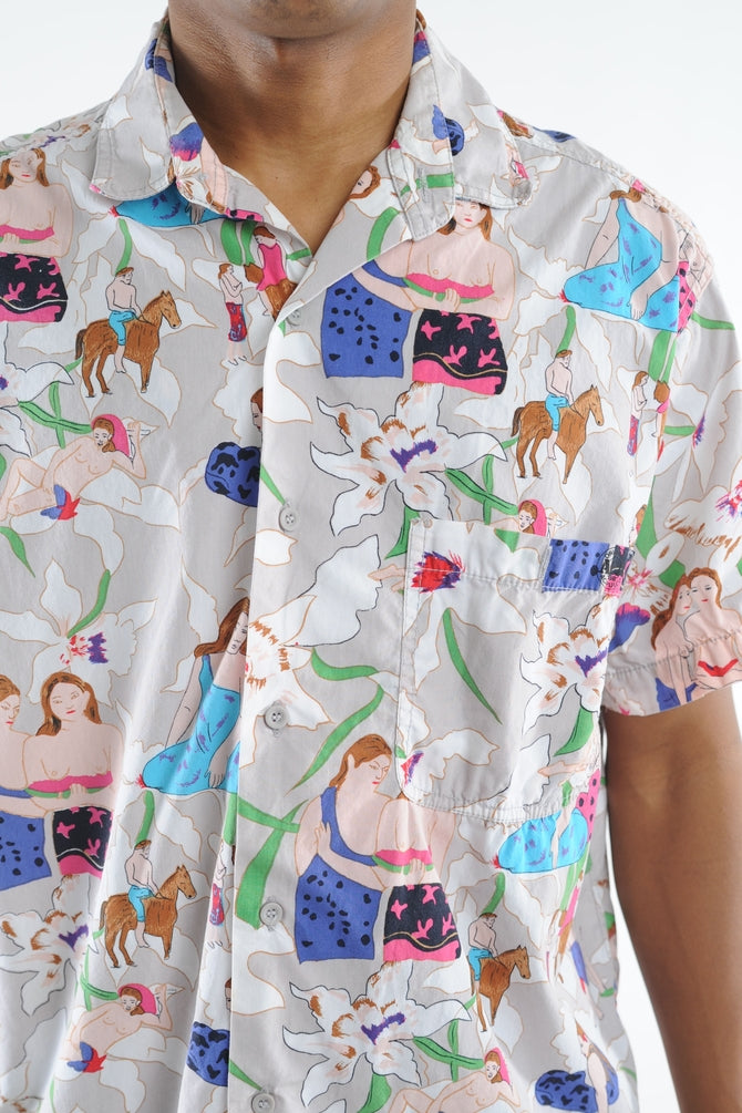 Pastel Character Hawaiian Shirt