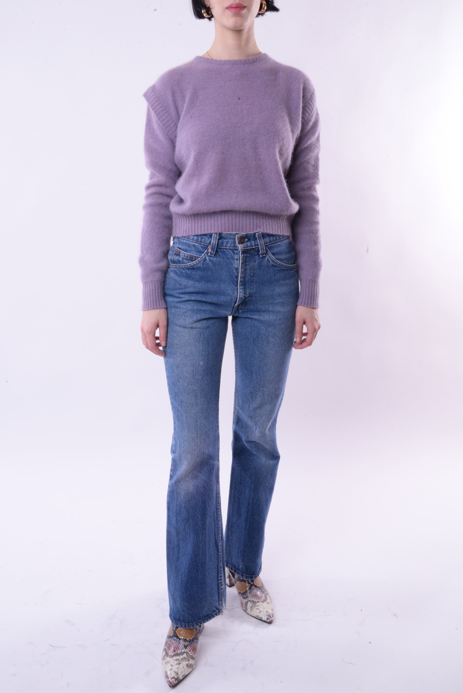 Lavender Mohair Sweater