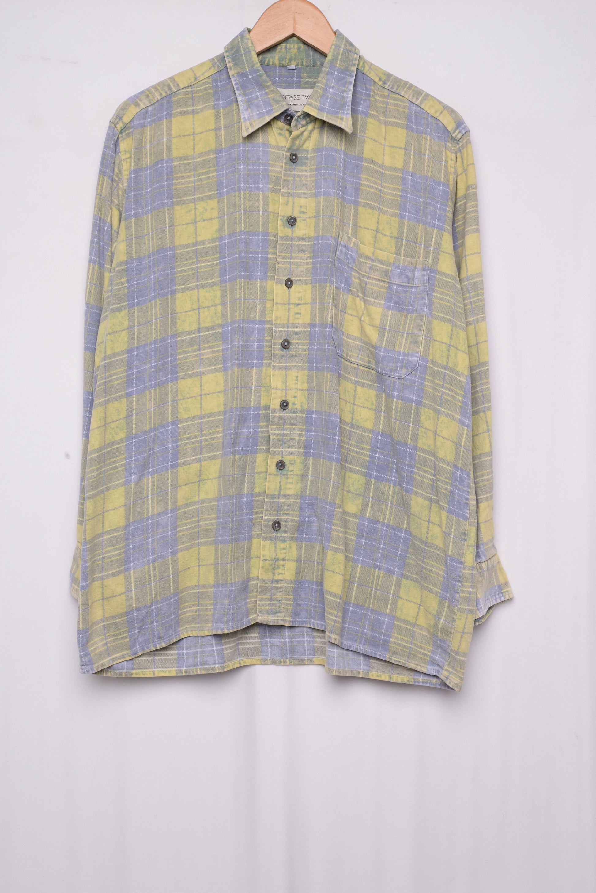 Acid Wash Flannel Shirt