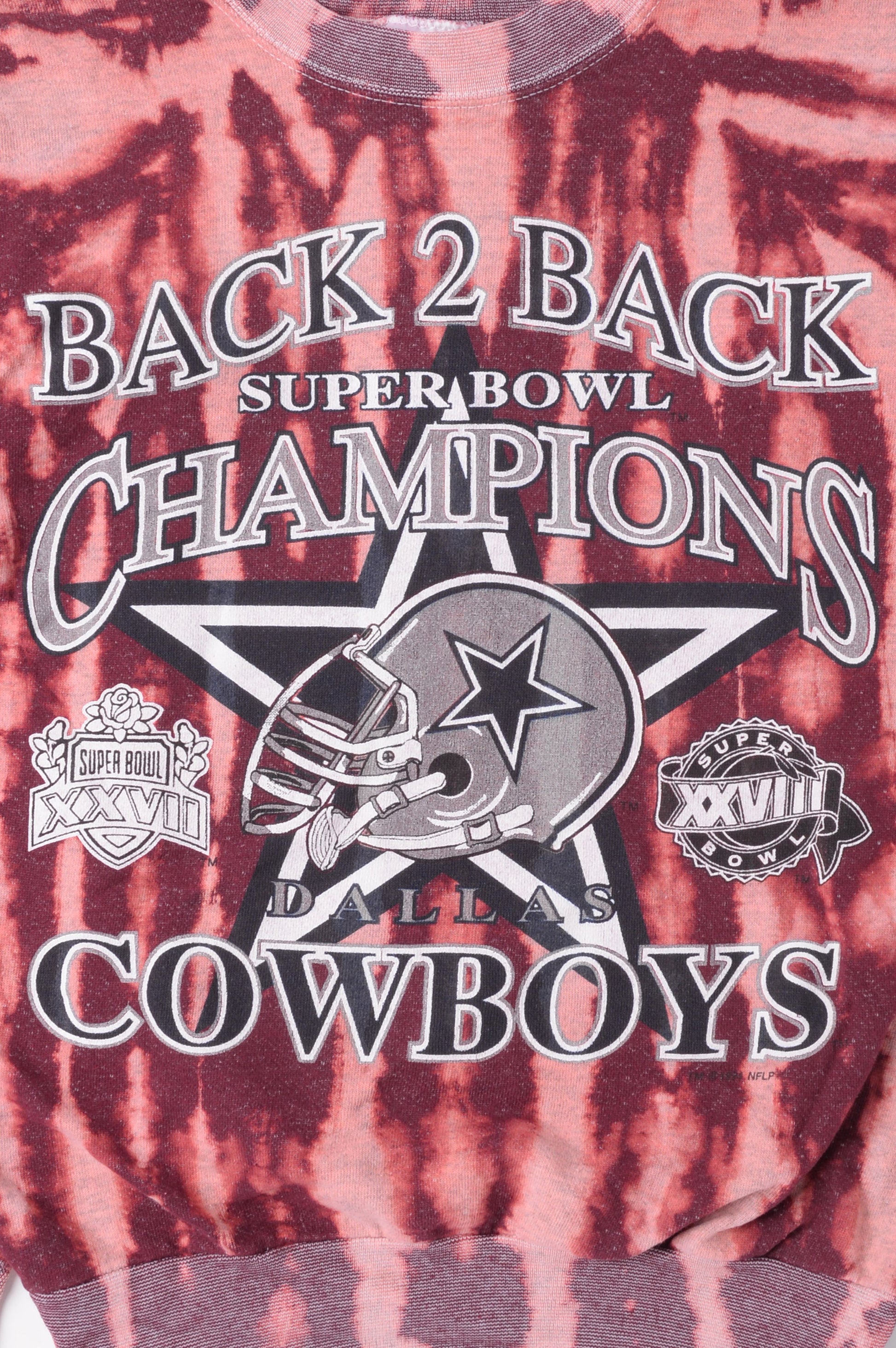 Cowboys Super Bowl Tie Dye Sweatshirt
