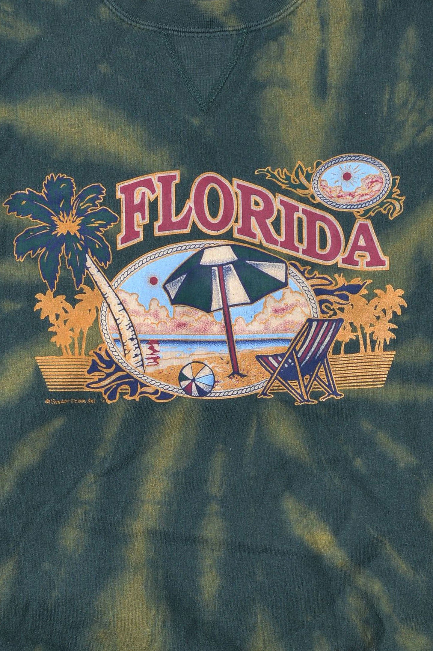 Florida Tie Dye Sweatshirt