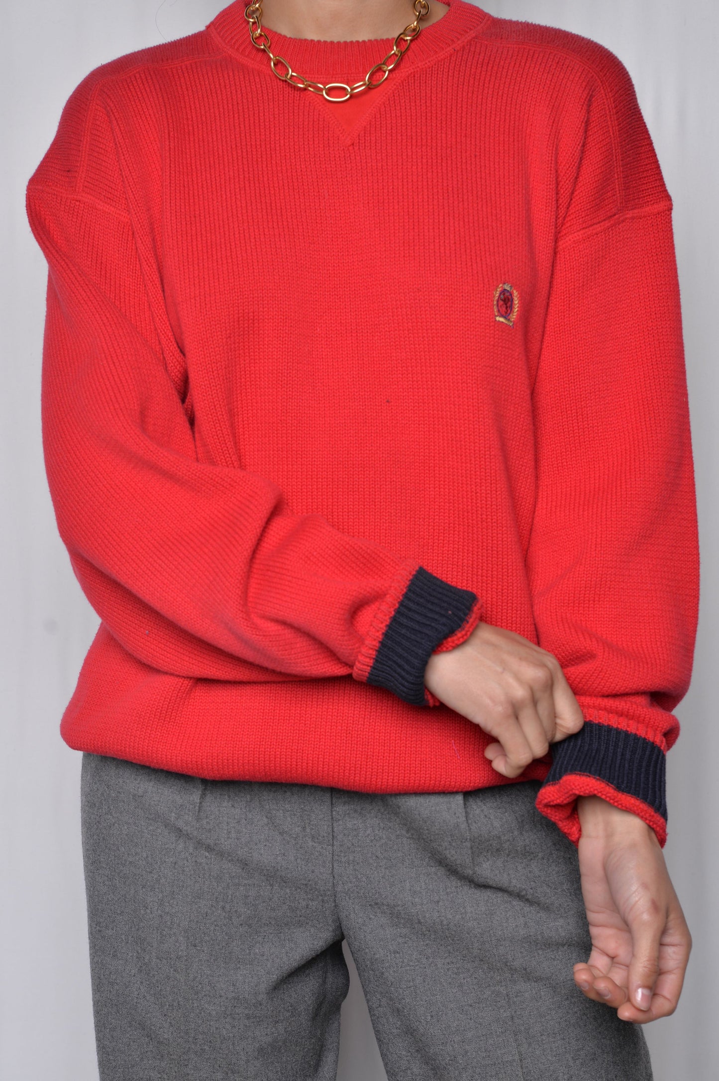 Red Tommy Hilfiger Sweater